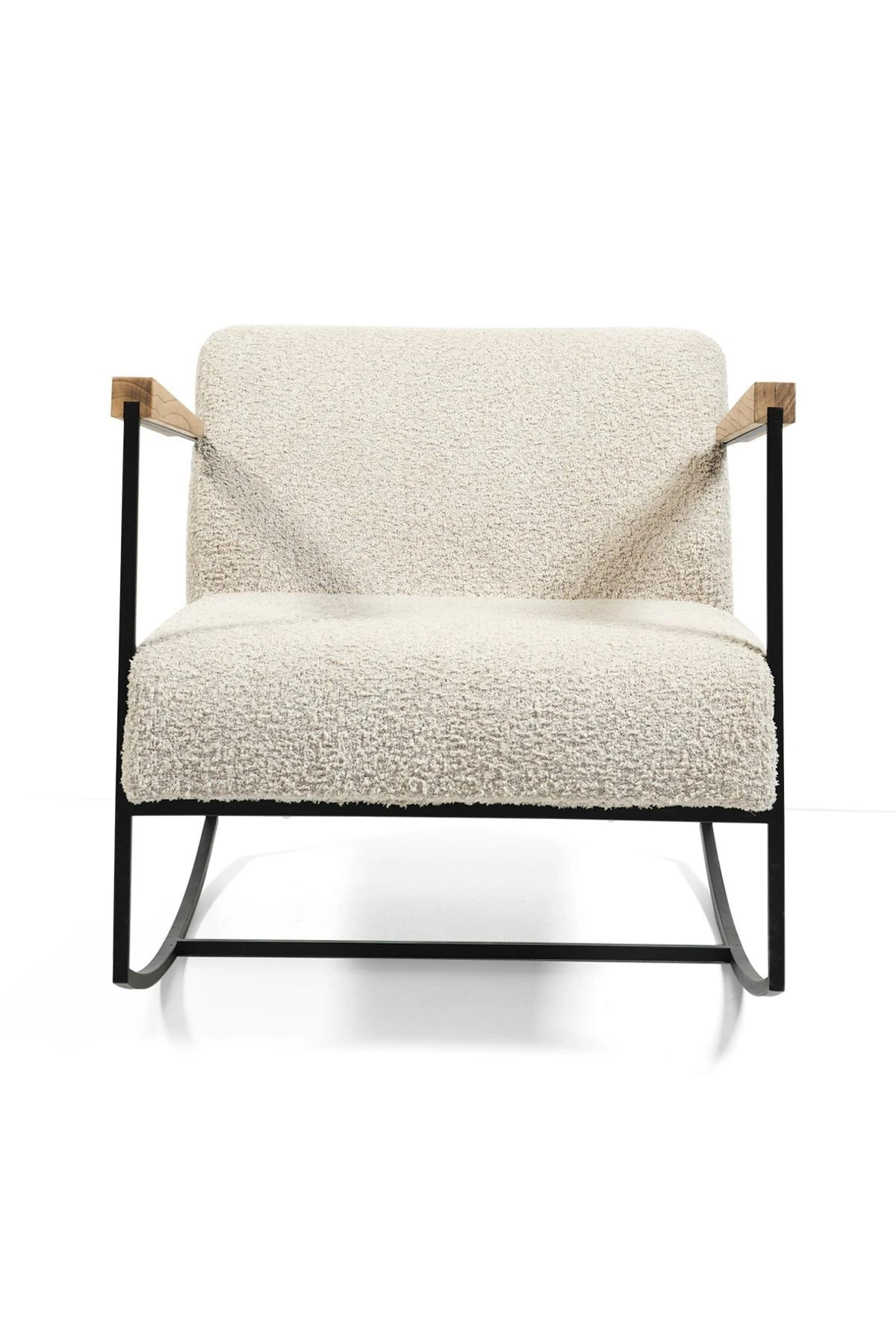 SHW283 Sallanan Metal İskeletli Dokuma Kumaşlı Tekli Berjer