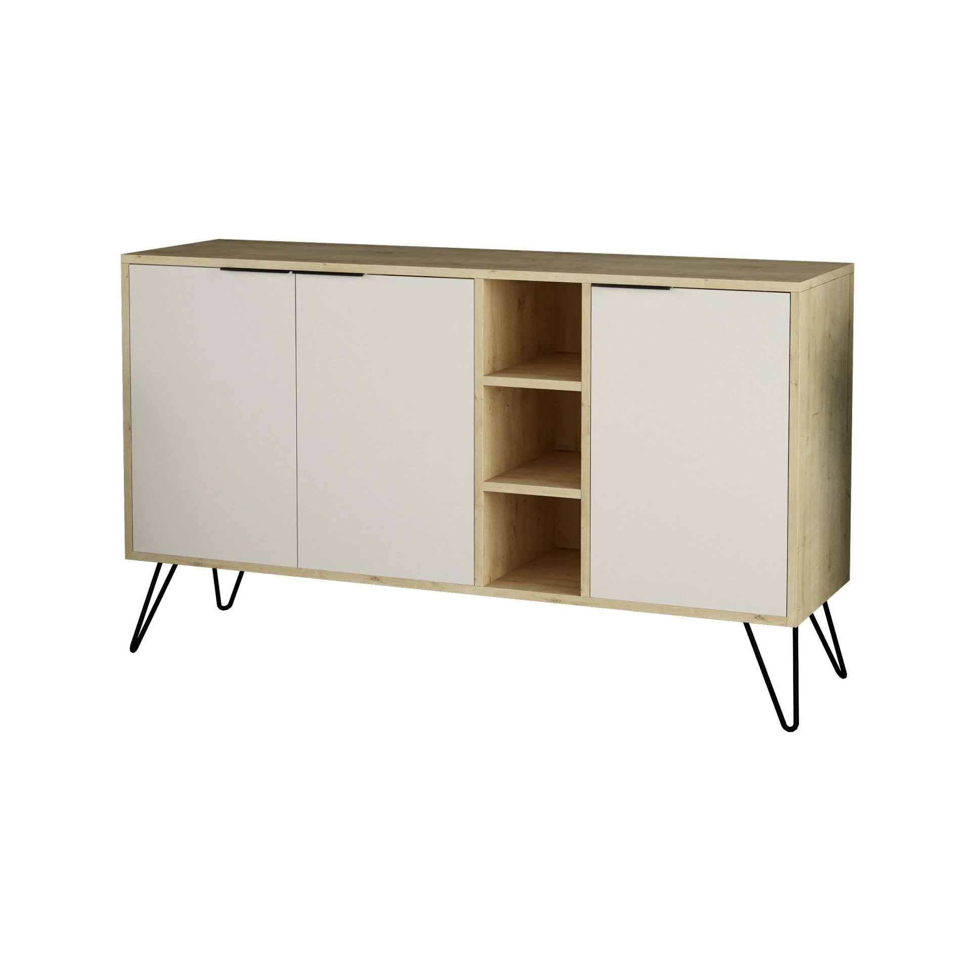 CLARA CONSOLE - OAK - WHITE M.K.20985.3