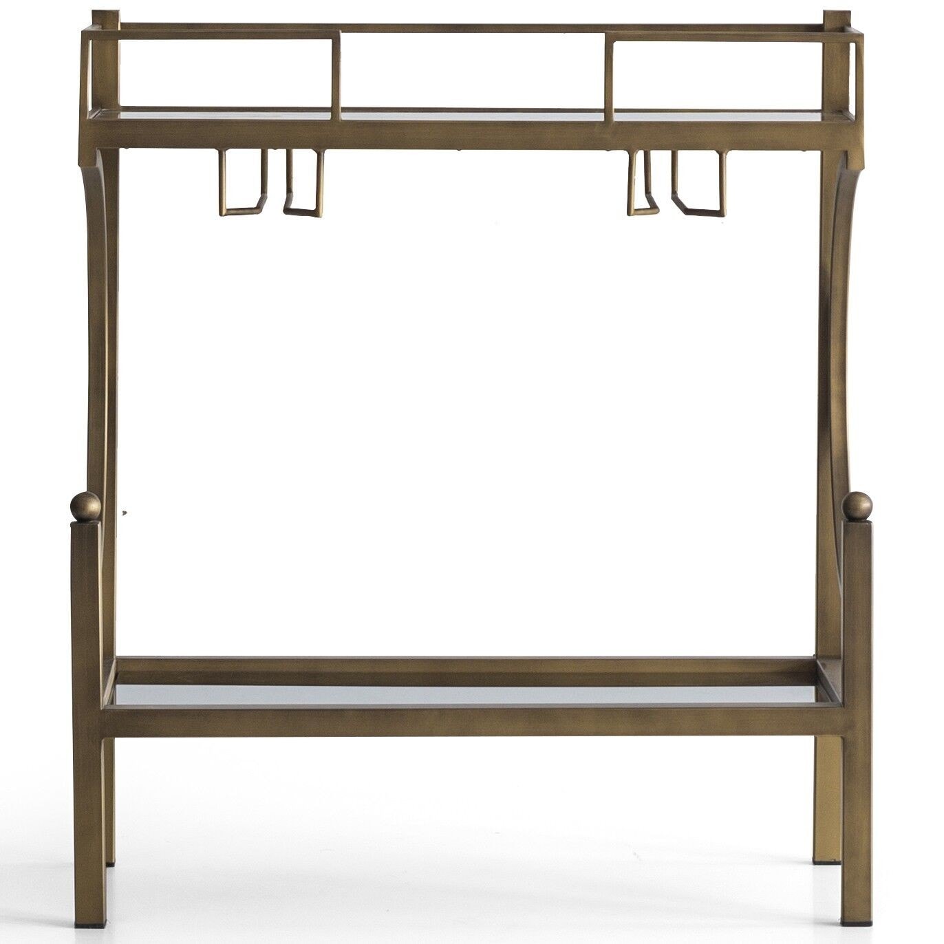 Jack Bardaklıklı Şişelikli Bar Servis Sehpası - Premium Seri