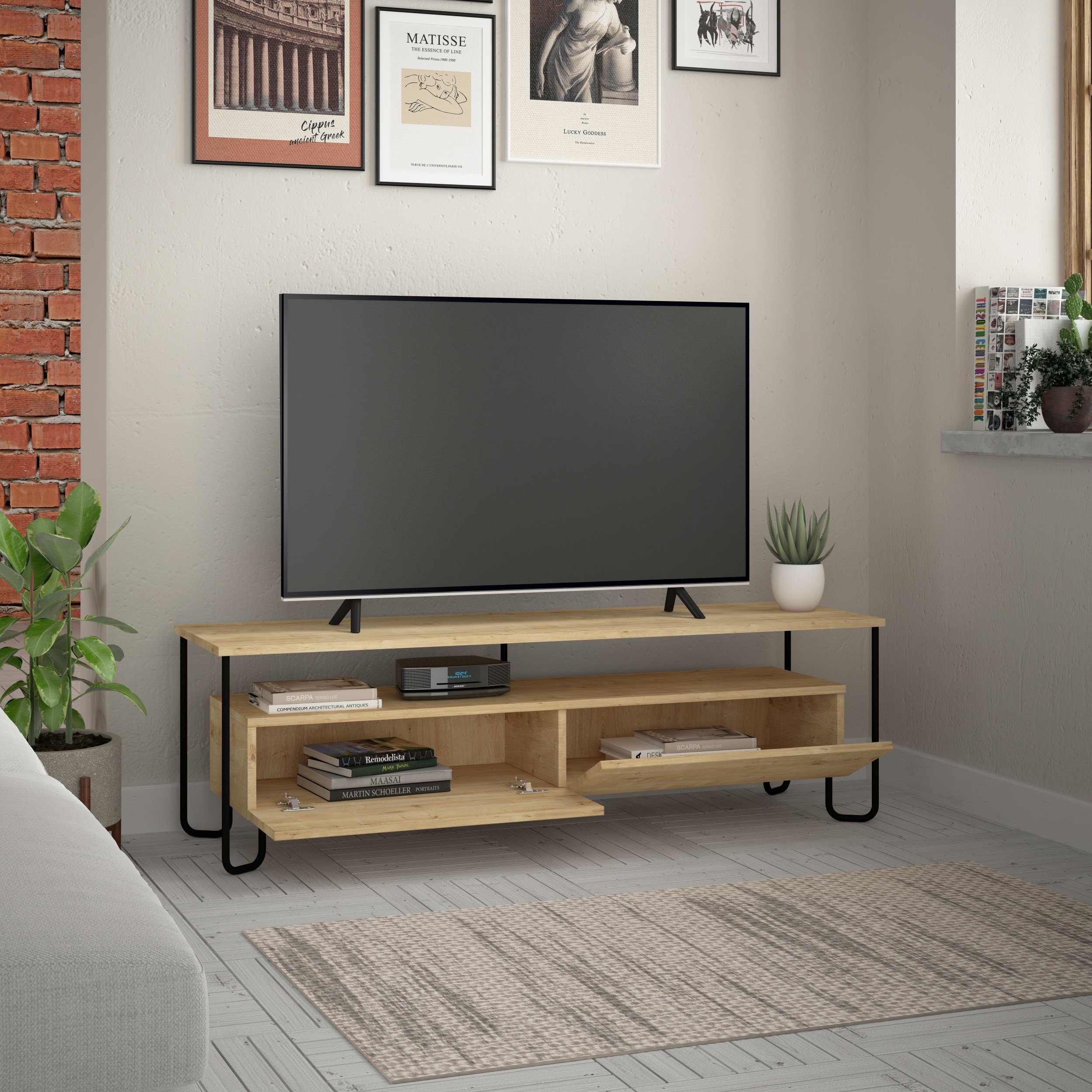 CORNEA TV UNIT - OAK - M.TV.16989.5