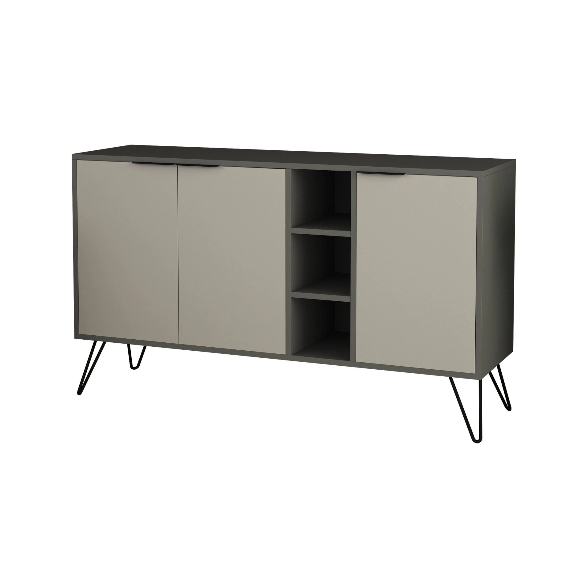 CLARA CONSOLE - ANTHRACITE - LIGHT MOCHA M.K.20985.4