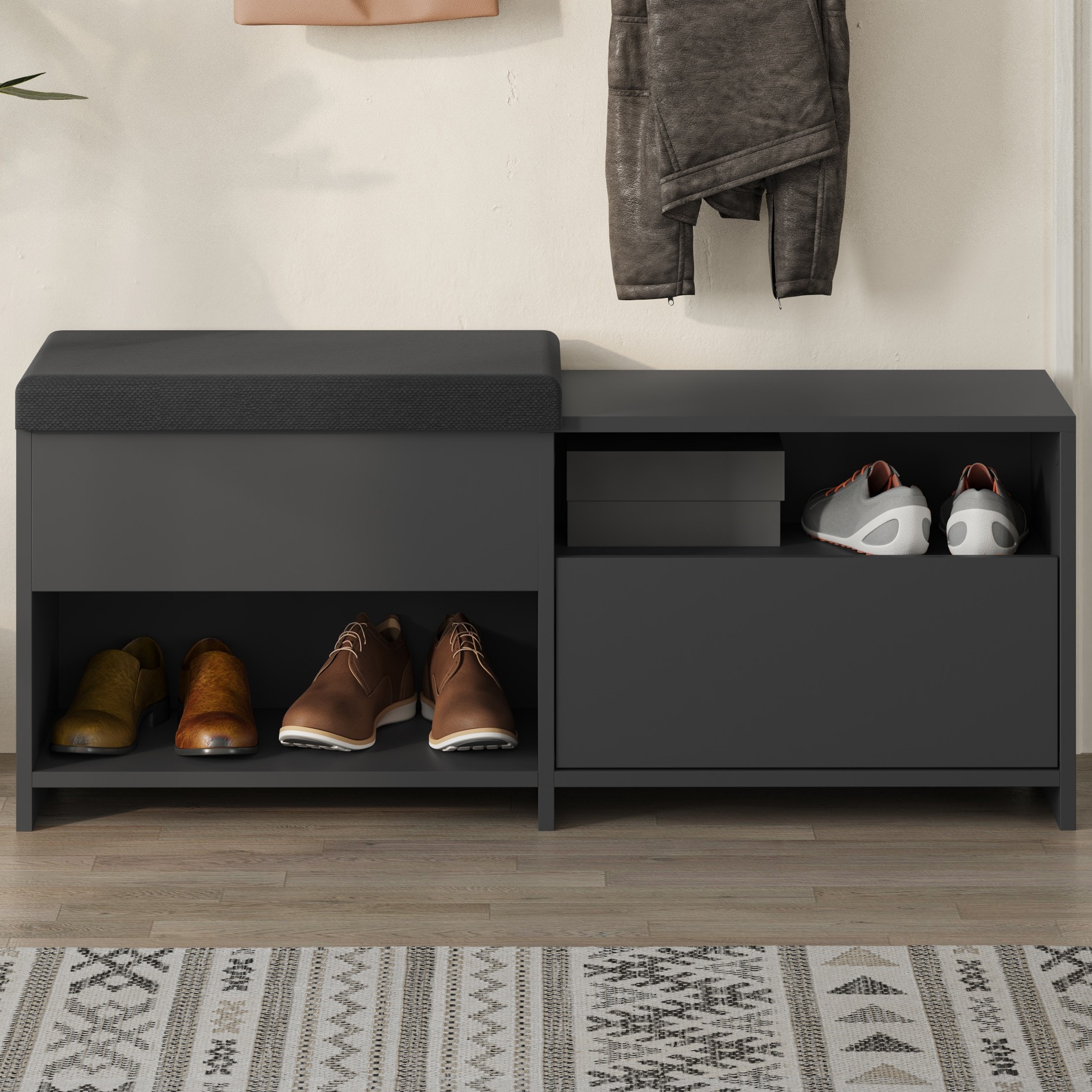 Filux Bench Anthracite