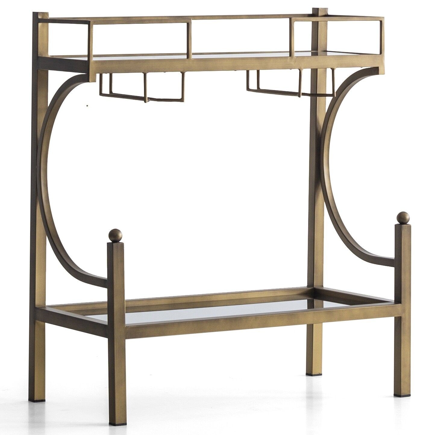 Jack Bardaklıklı Şişelikli Bar Servis Sehpası - Premium Seri