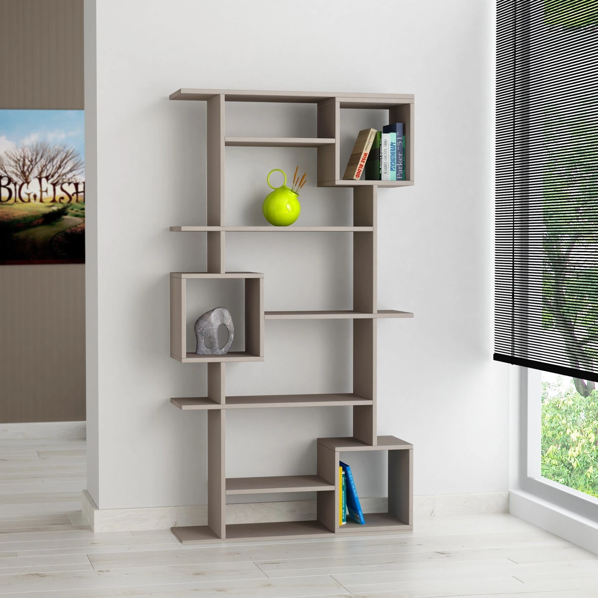 SOTO BOOKCASE - LIGHT MOCHA - M.KT.02.12472.8