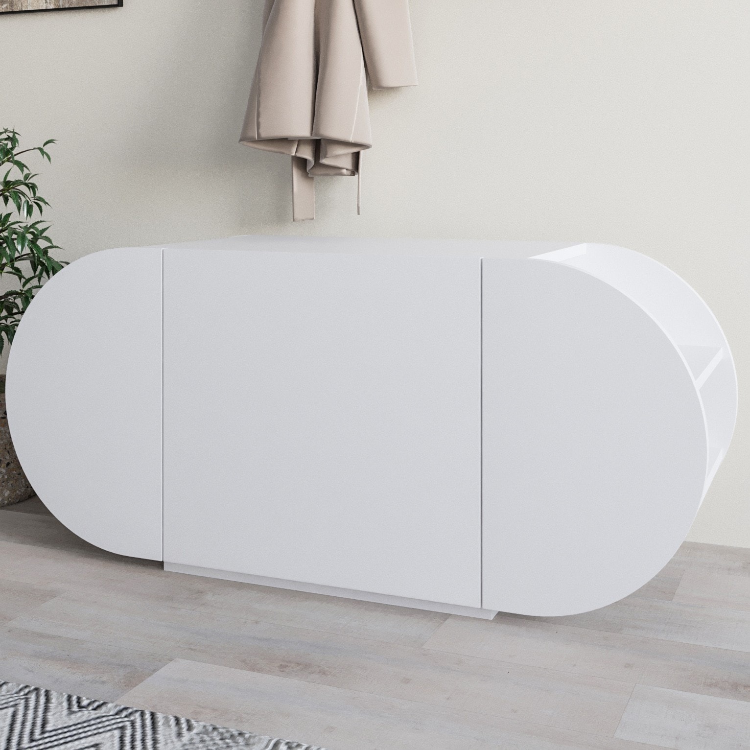 Pozy Shoe Bench White