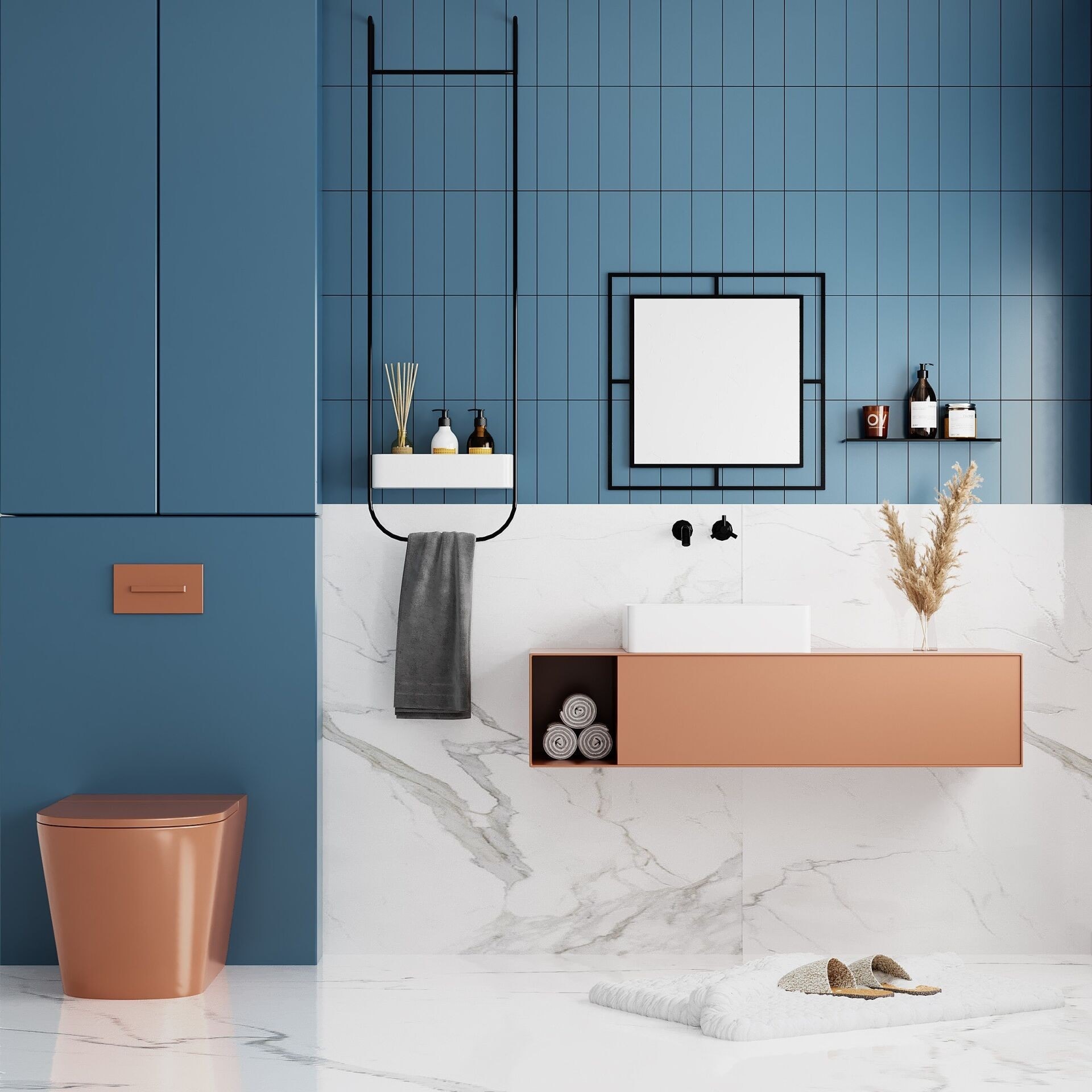 CORNER MIRROR - BLACK M.DK.T.23211.2