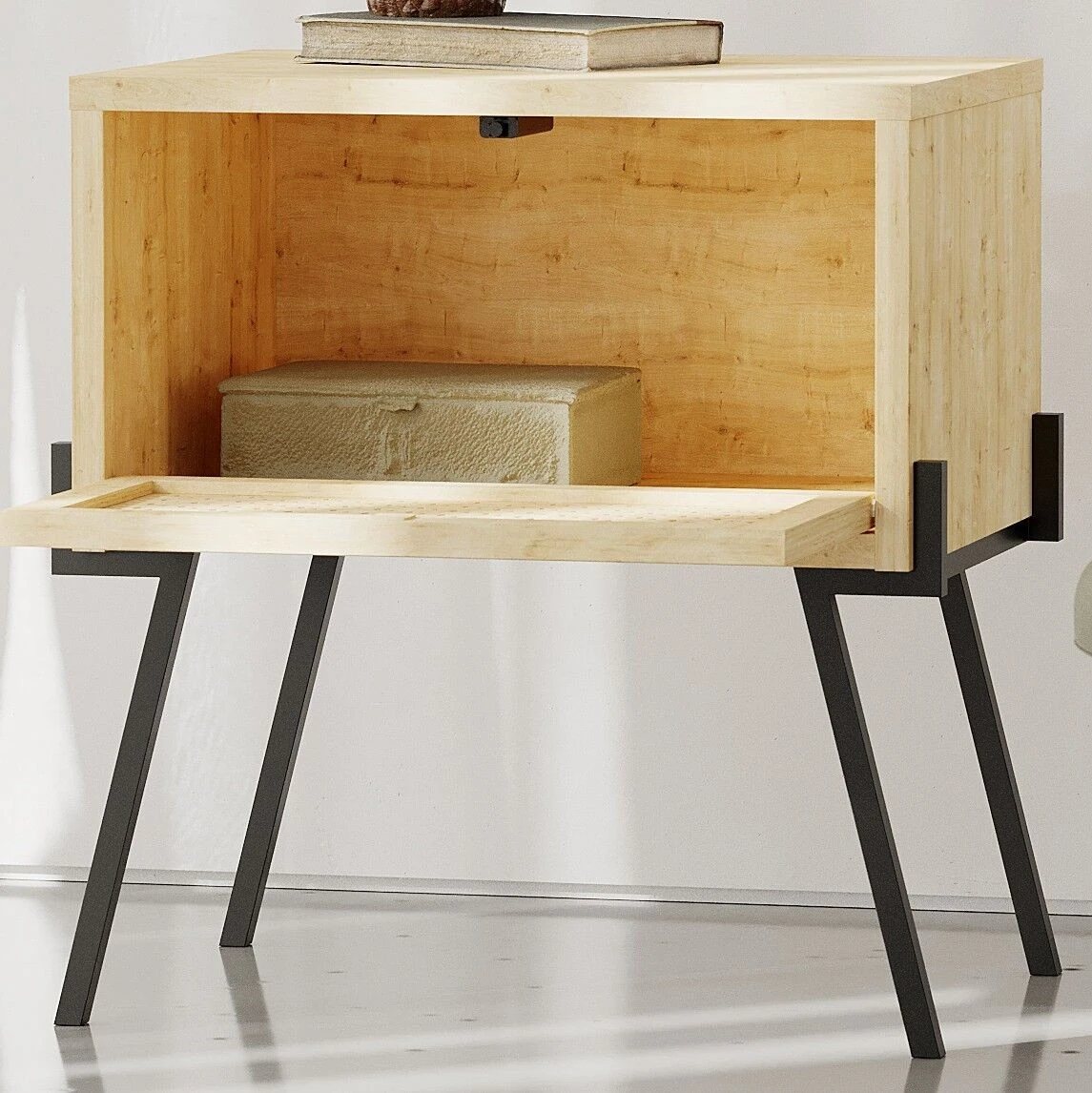 Naive Nightstand Sapphire Oak
