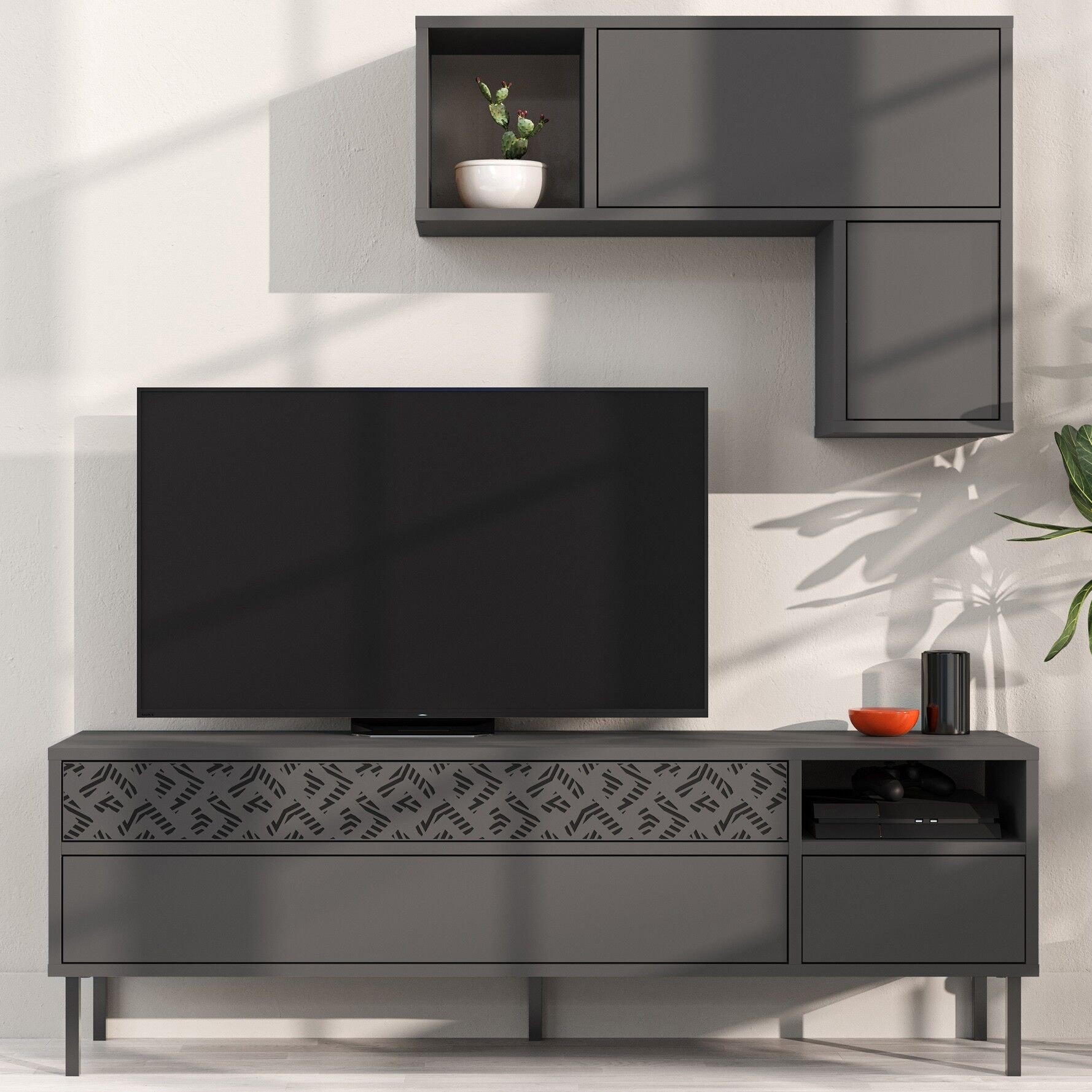Heaton Tv Unit Anthracite
