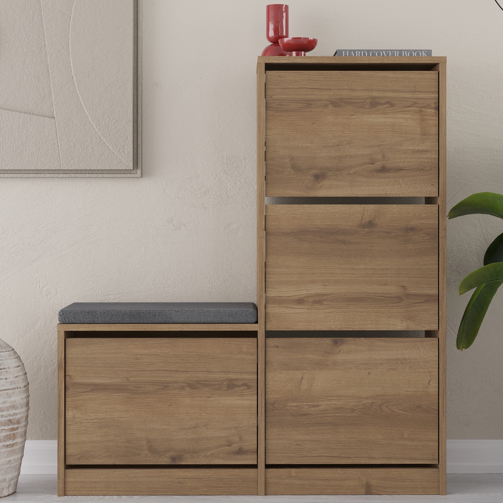 Dude Bench & Shoe Cabinet Hitit