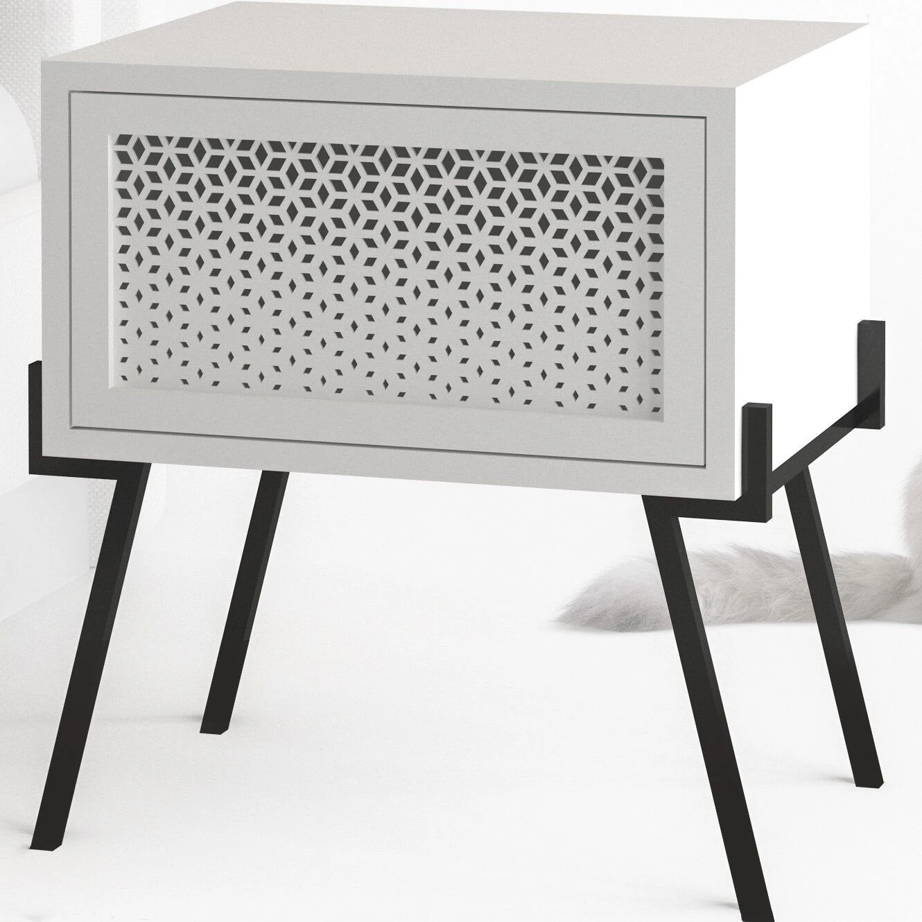 Naive Nightstand White