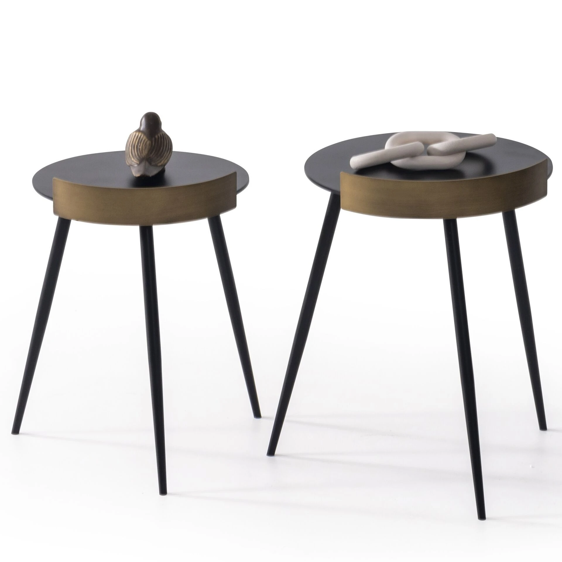 Anabella İkili Yan Sehpa Seti