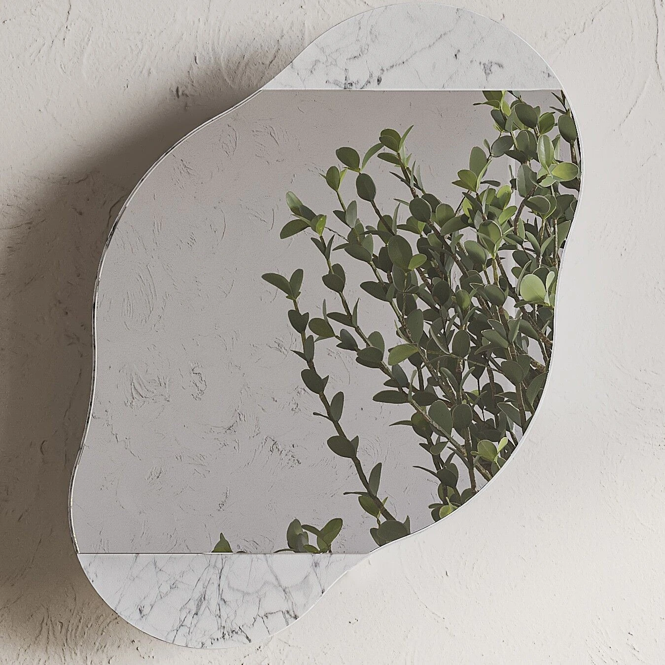 Cloud Storage Bathroom Wall Mirror Carrara