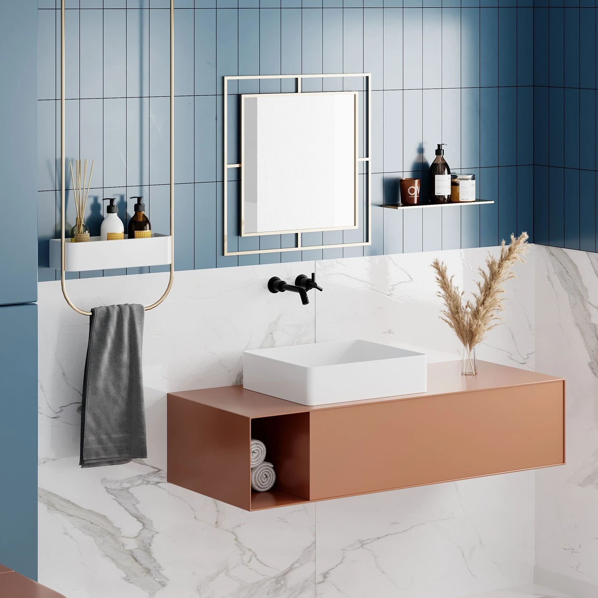 KÜÇƏ GÜZGÜSÜ - GOLD M.DK.T.23211.3