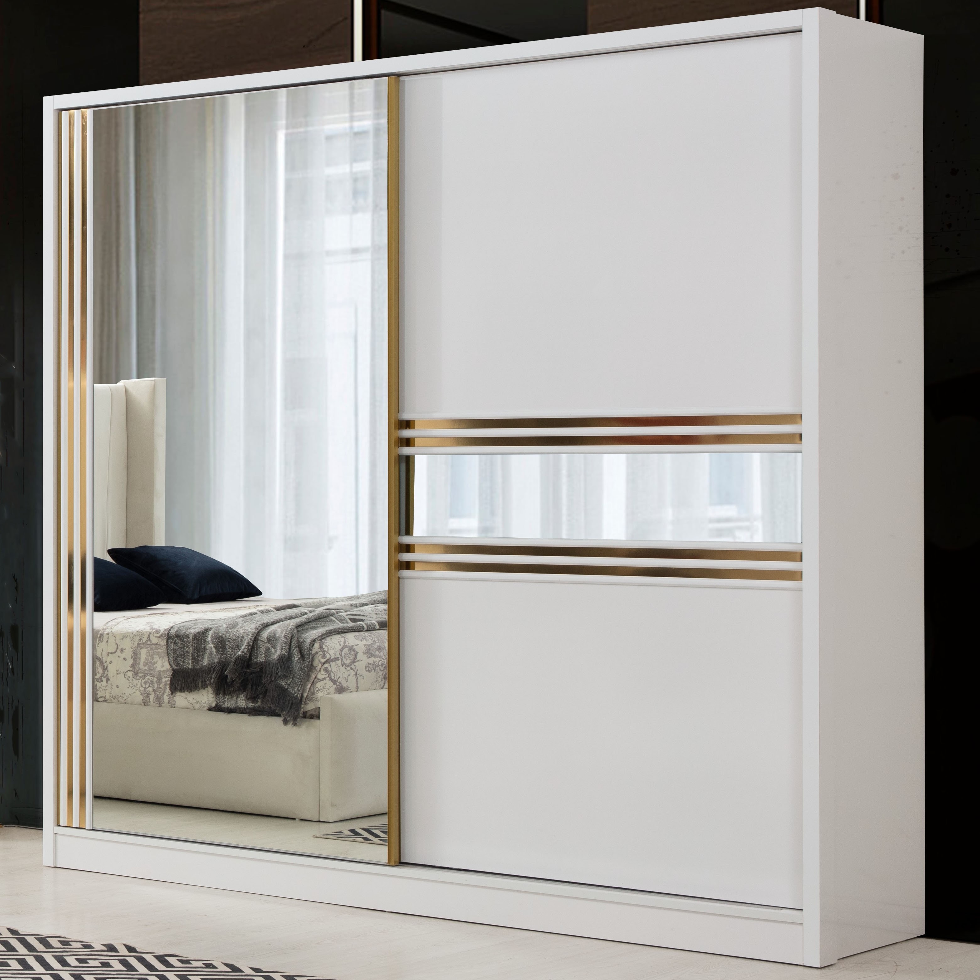 Sedef Vol2 Bedroom ( Wardrobe with 180 cm )