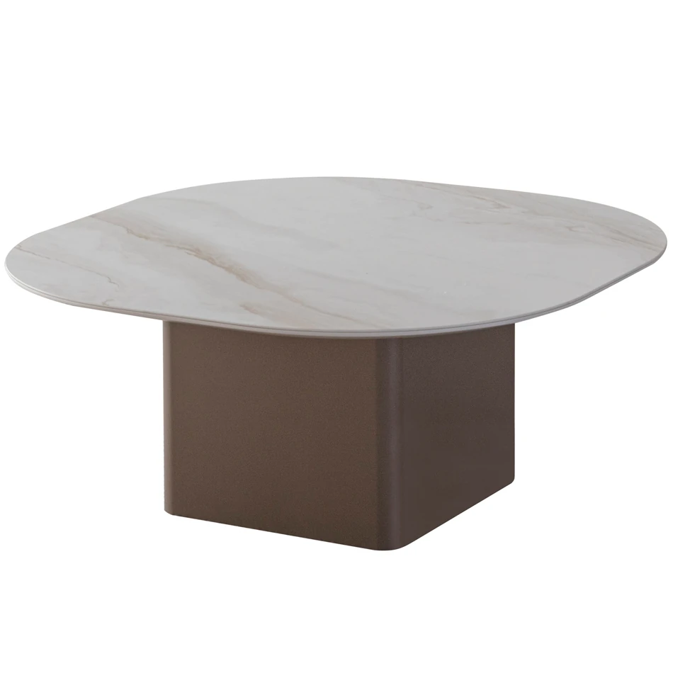 Milano Vol4 Üçlü Orta + Yan x 2 Adet Sehpa Seti - Seramik