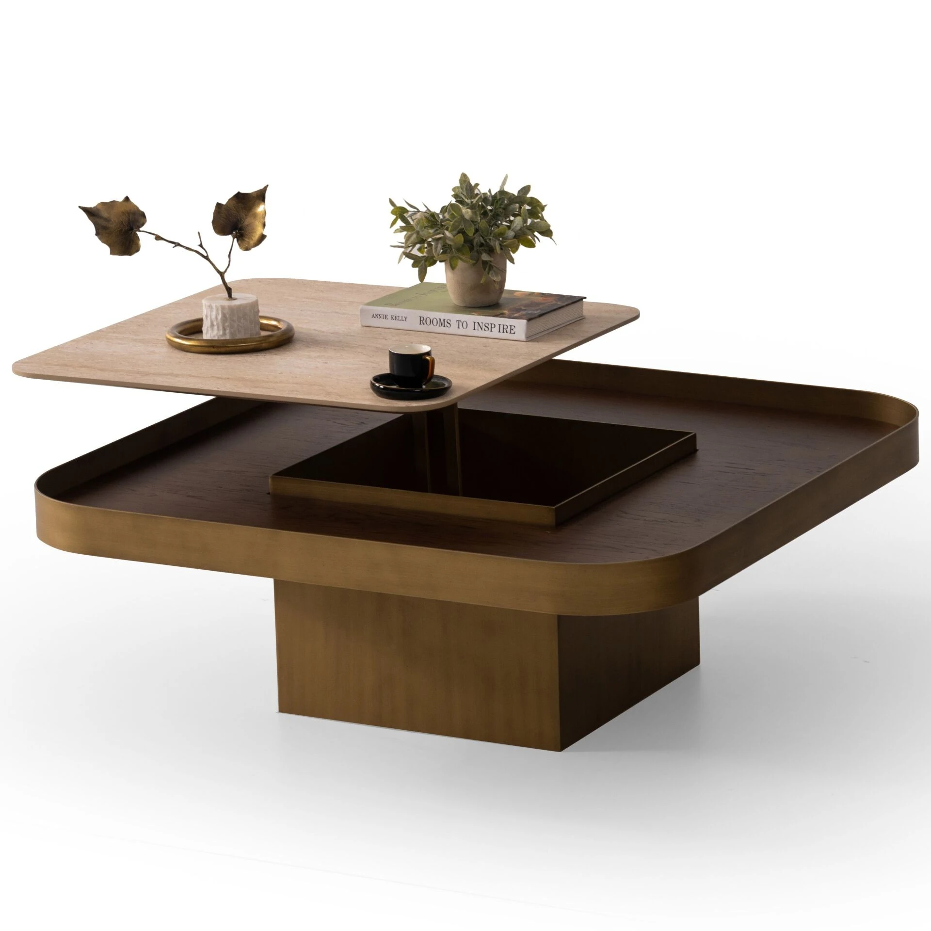 Agnus Akıllı Üst Tablası Mekanizmalı Orta Sehpa - Premium Seri