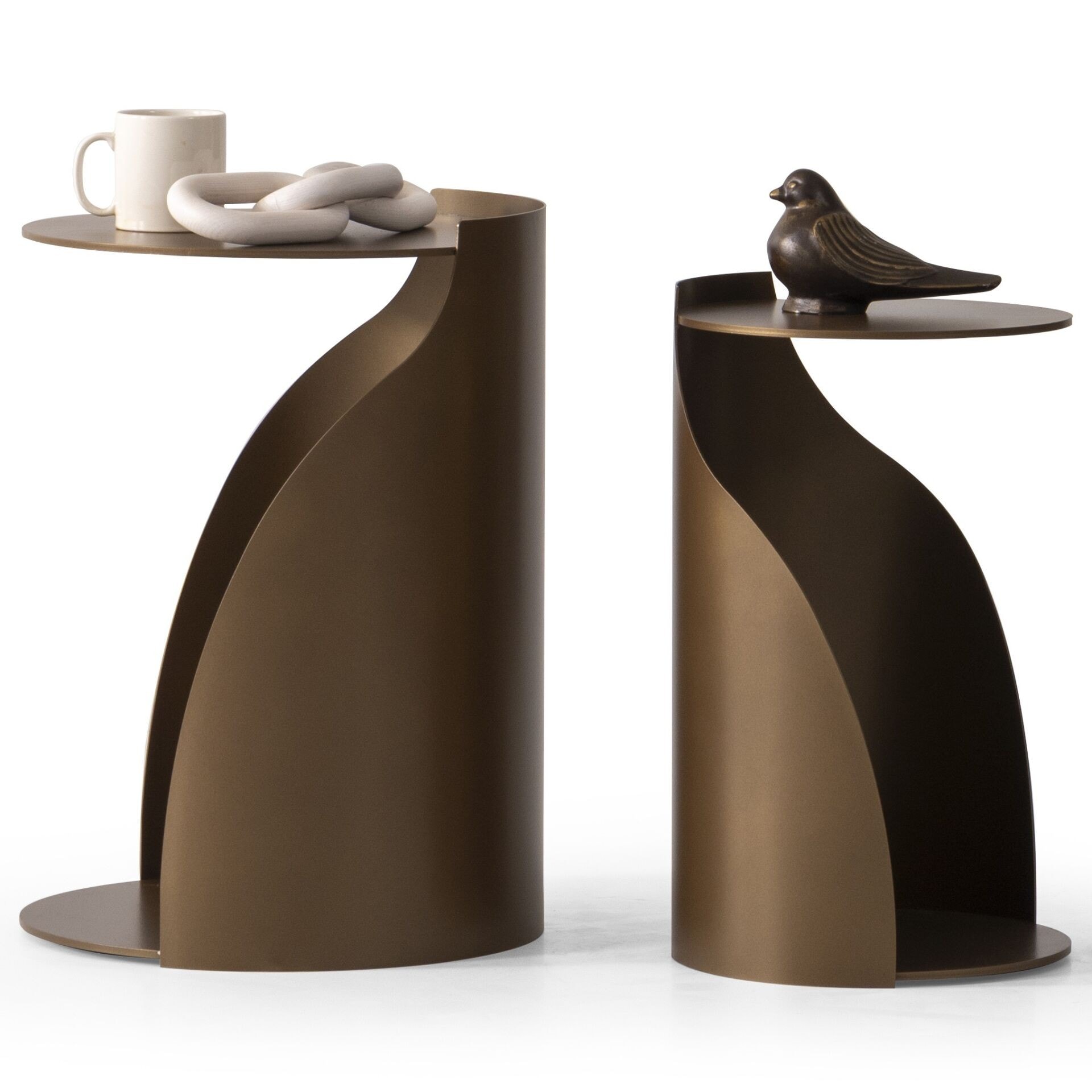 Belinda İkili Yan Sehpa Seti