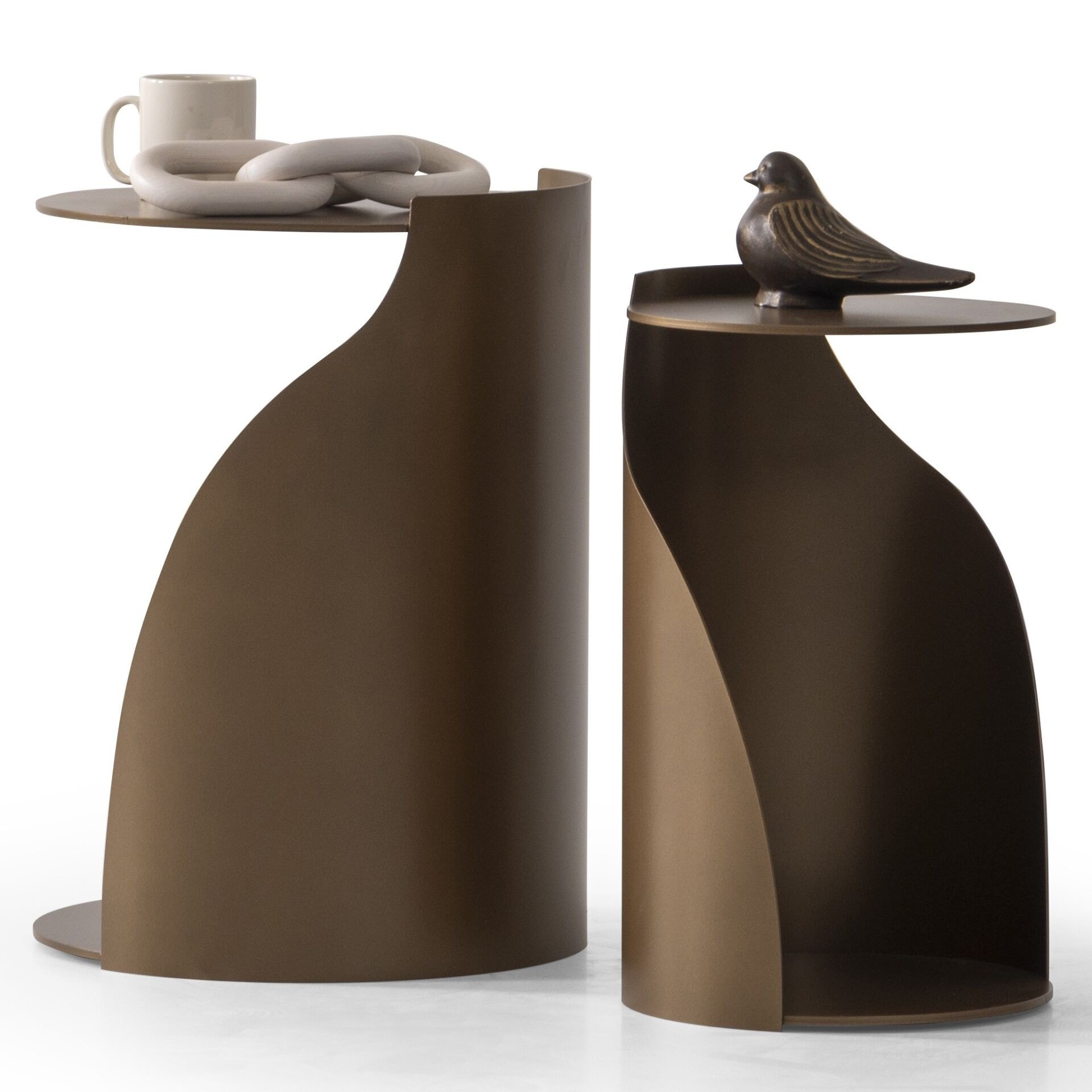 Belinda İkili Yan Sehpa Seti