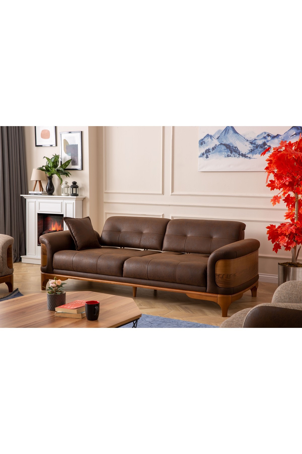 Wood 3+3+1 Koltuk Takımı