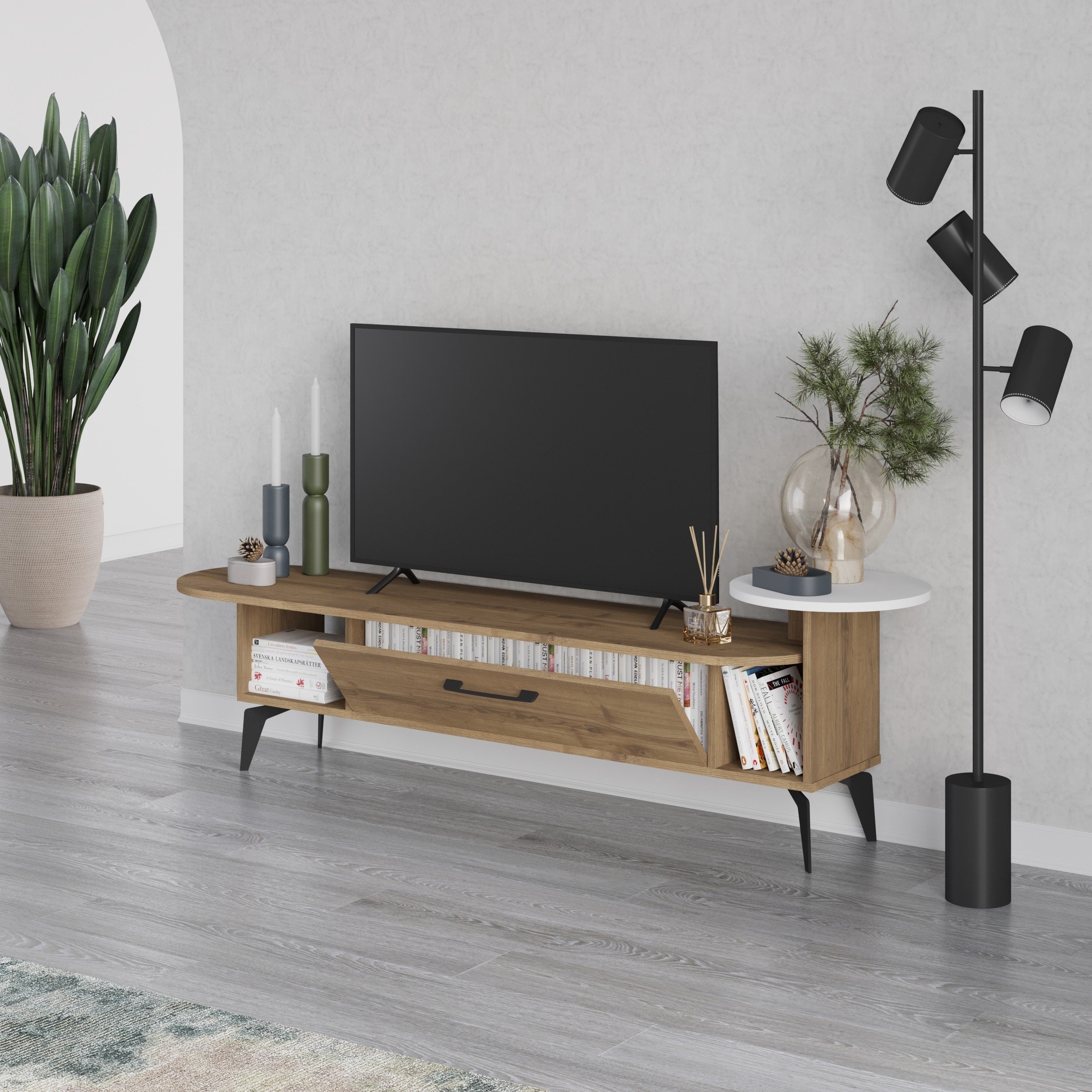 ADA TV STAND - HITIT - WHITE M.TV.23742.5