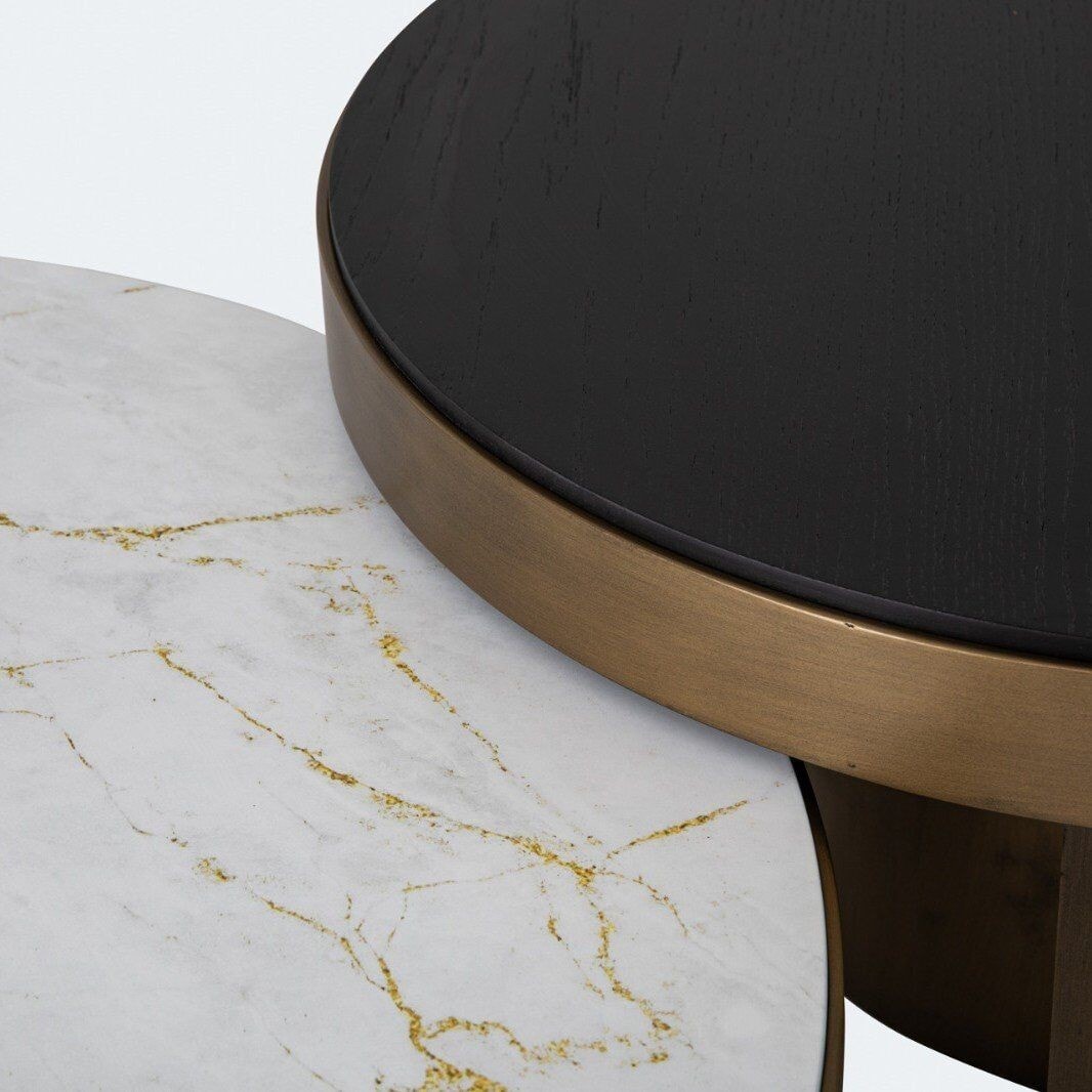 Infinity İkili Sehpa Seti Orta & Yan Sehpa