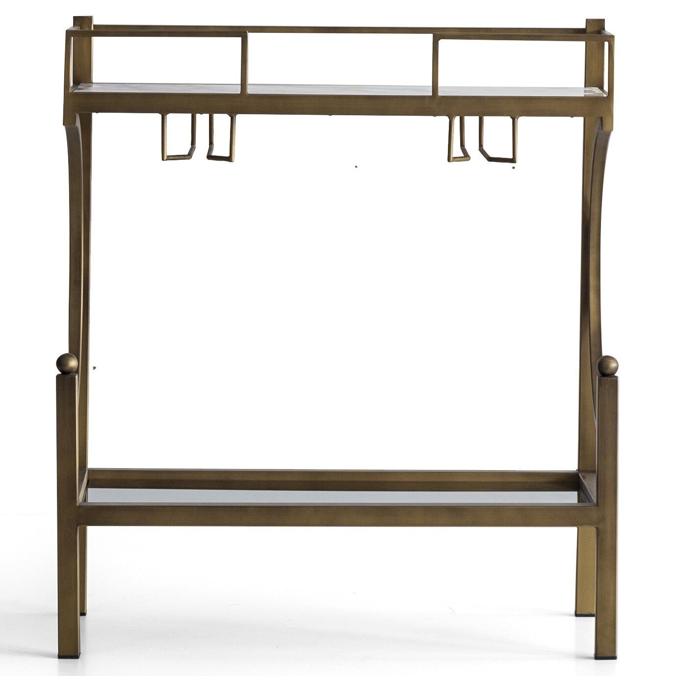 Jack Bardaklıklı Şişelikli Bar Servis Sehpası - Premium Seri