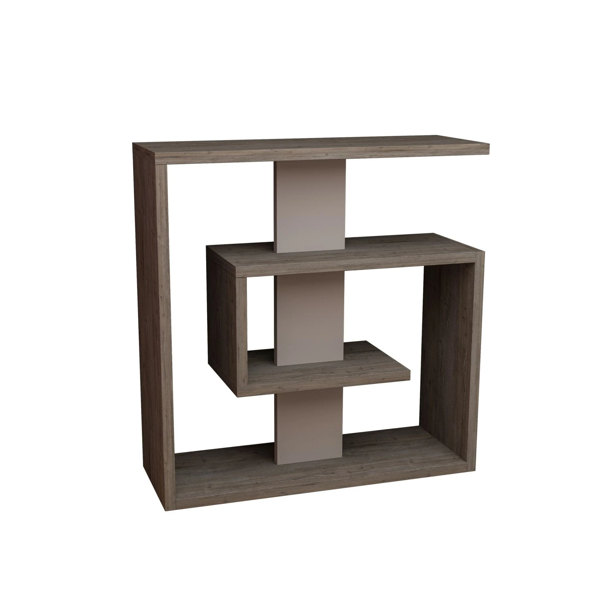 SALY SIDE TABLE DARK COFFEE-LIGHT MOCHA - M.SH.13185.8