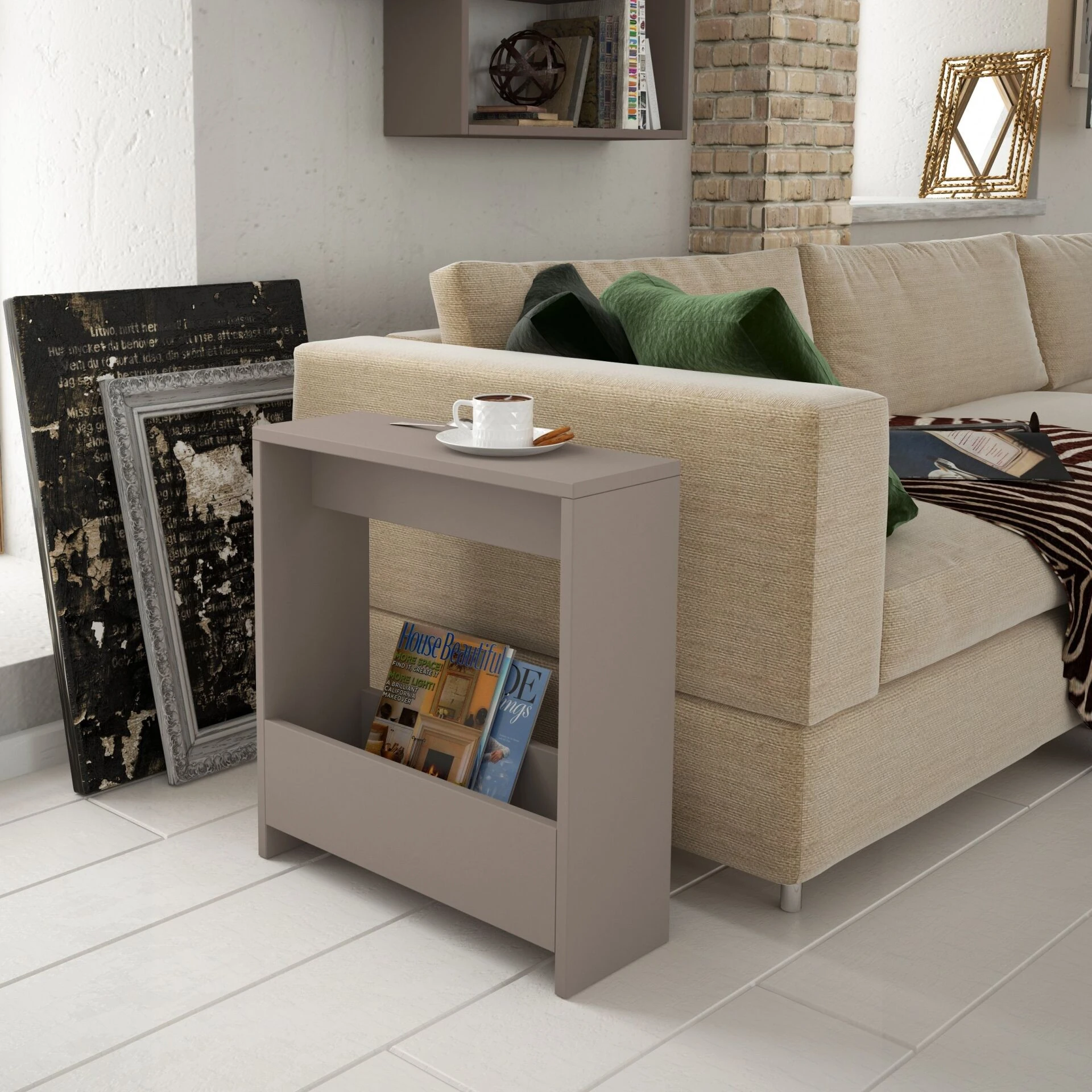 SIMPI SIDE TABLE - LIGHT MOCHA - M.SH.13191.6