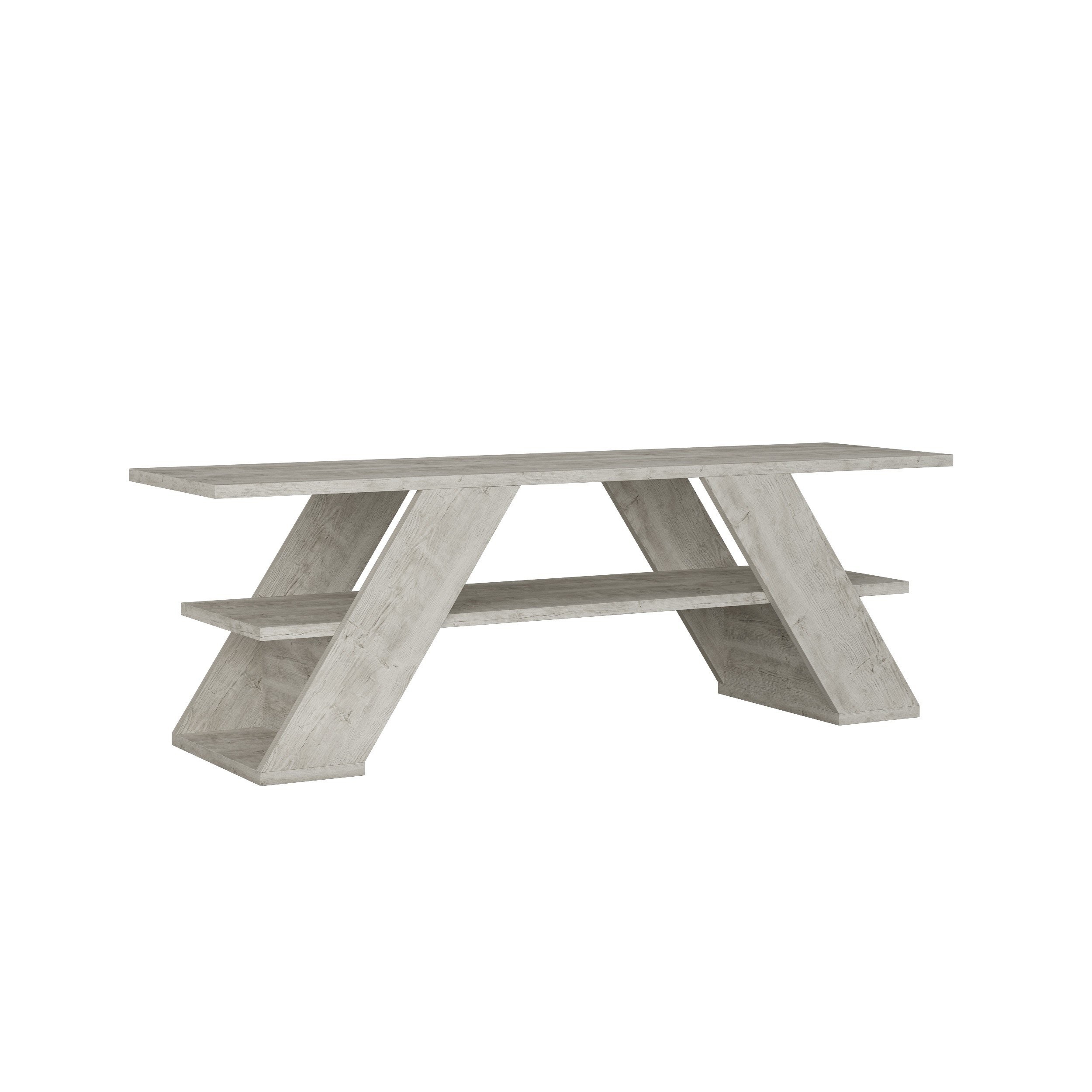 FARFALLA TV STAND - ANCIENT WHITE - M.TV.14130.4