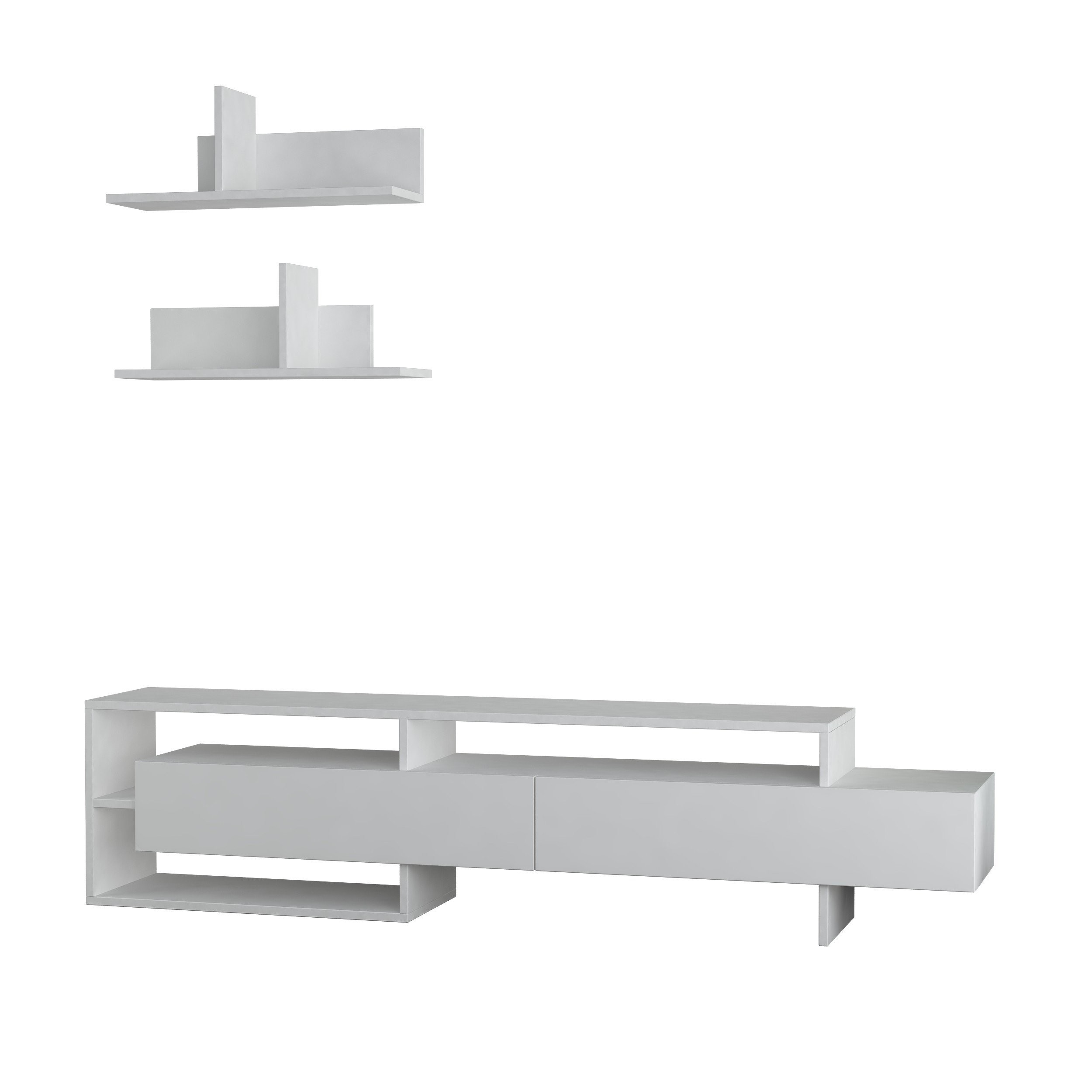 GARA TV UNIT - WHITE - WHITE - M.TV.12414.2