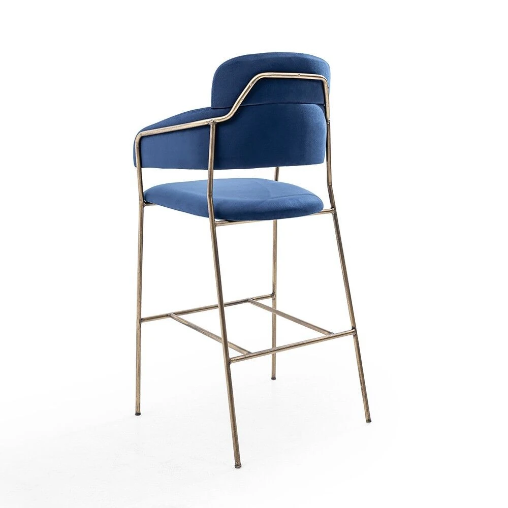 Thai Vol1 Fırçalanmış Qızıl Tabure