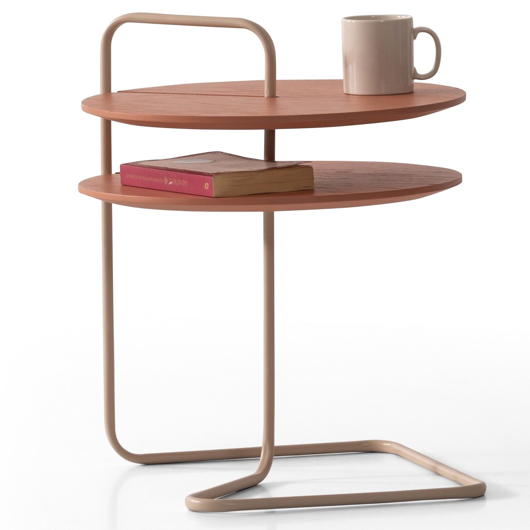 Mia Metal Raflı Yan Sehpa