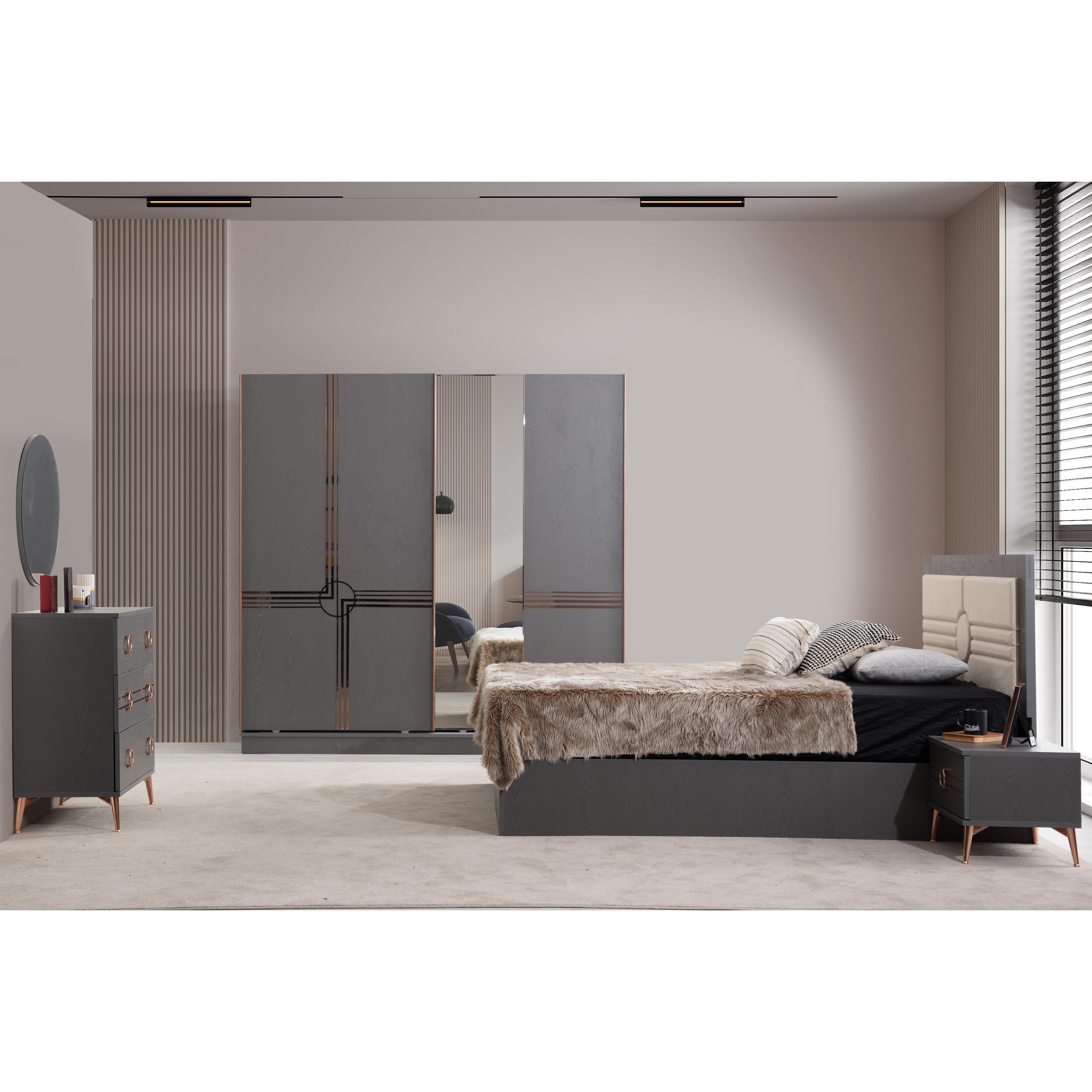 Petra Vol2 Bedroom ( Wardrobe with 210 cm )