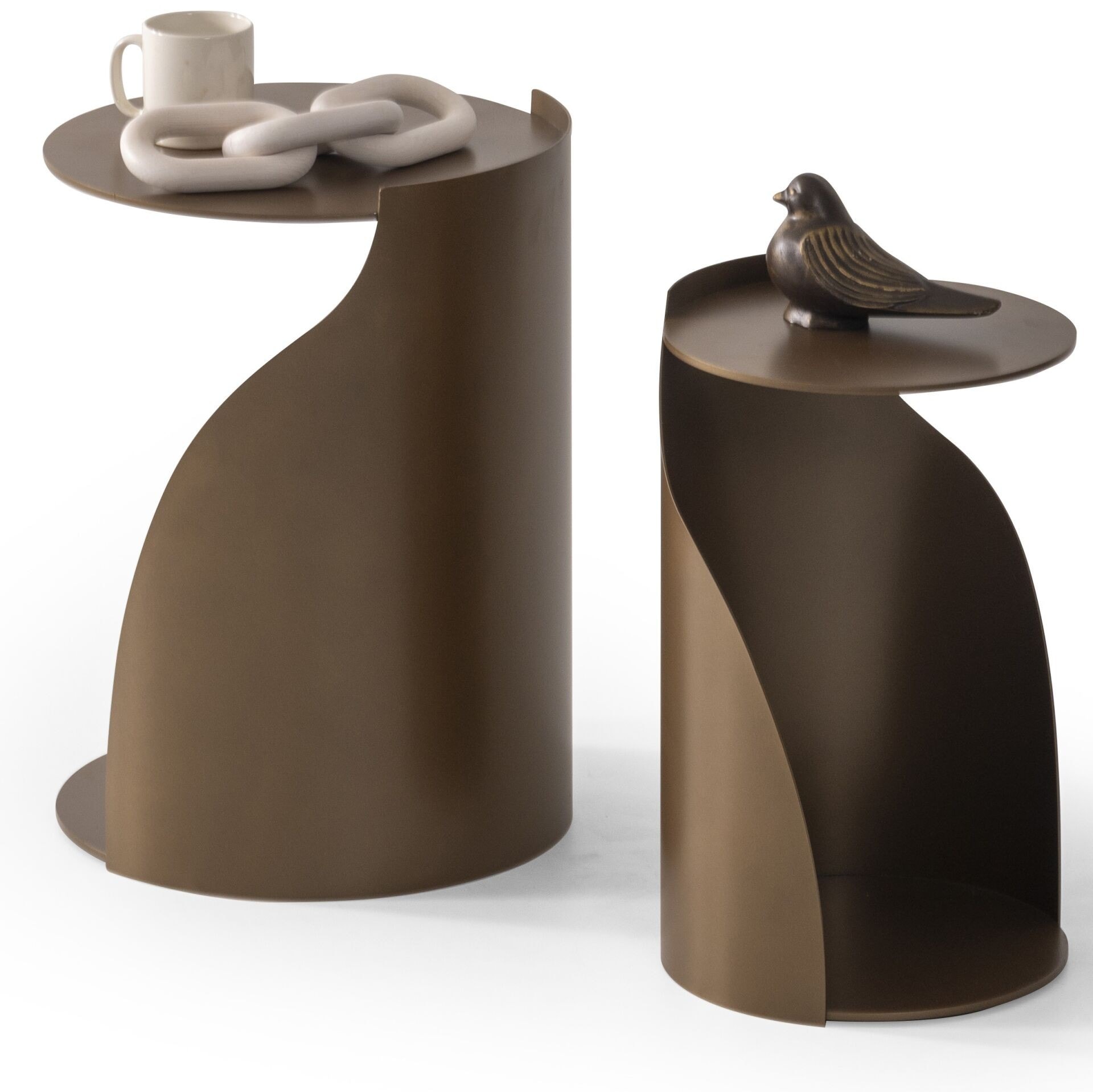 Belinda İkili Yan Sehpa Seti