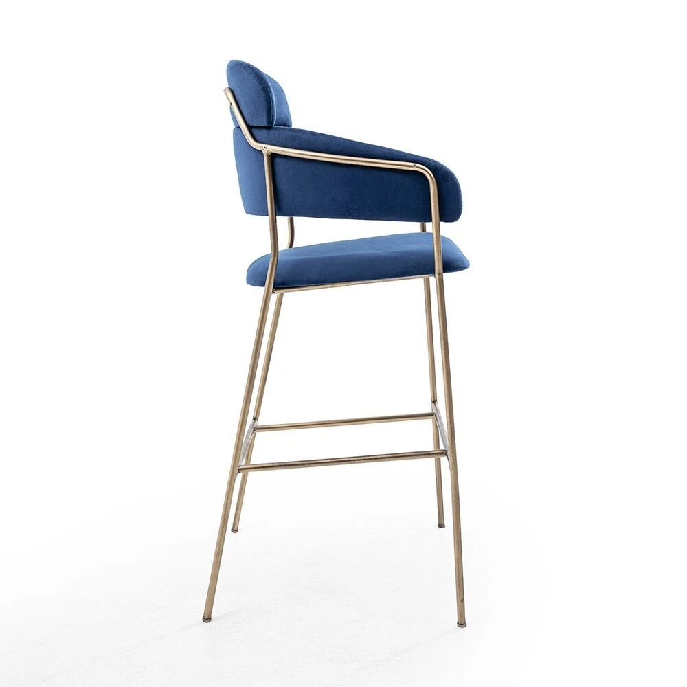 Thai Vol1 Fırçalanmış Qızıl Tabure