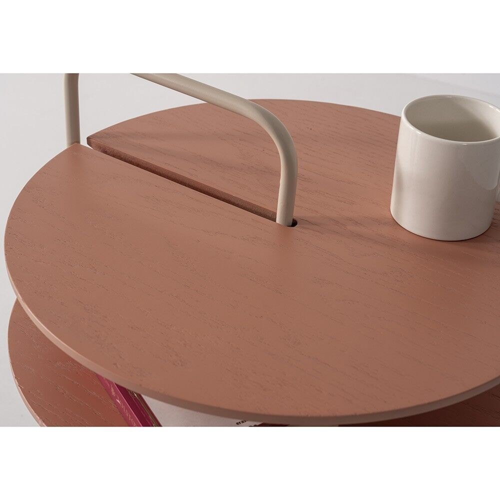 Mia Metal Raflı Yan Sehpa