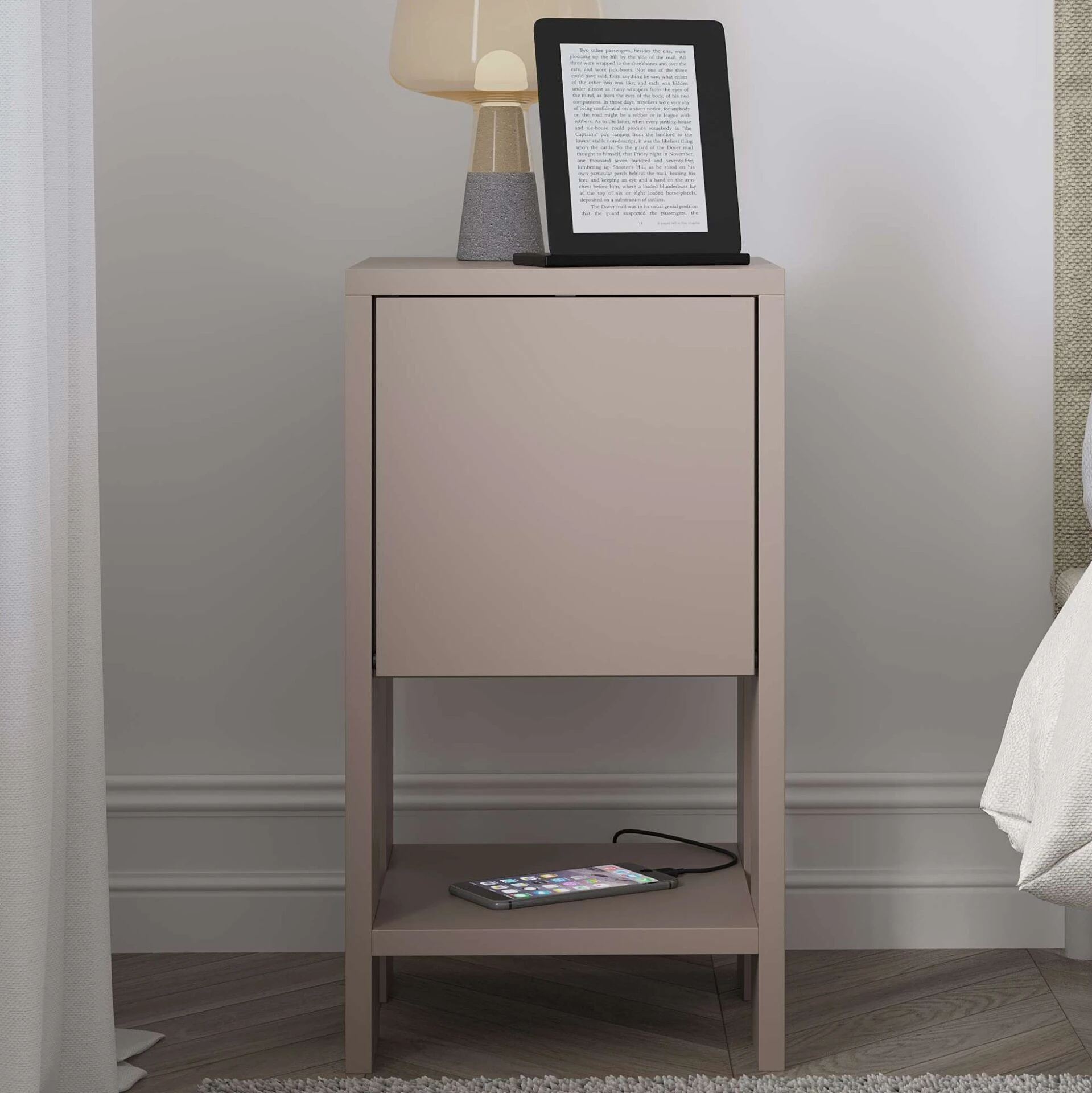 Ema Nightstand Light Mocha - Light Mocha