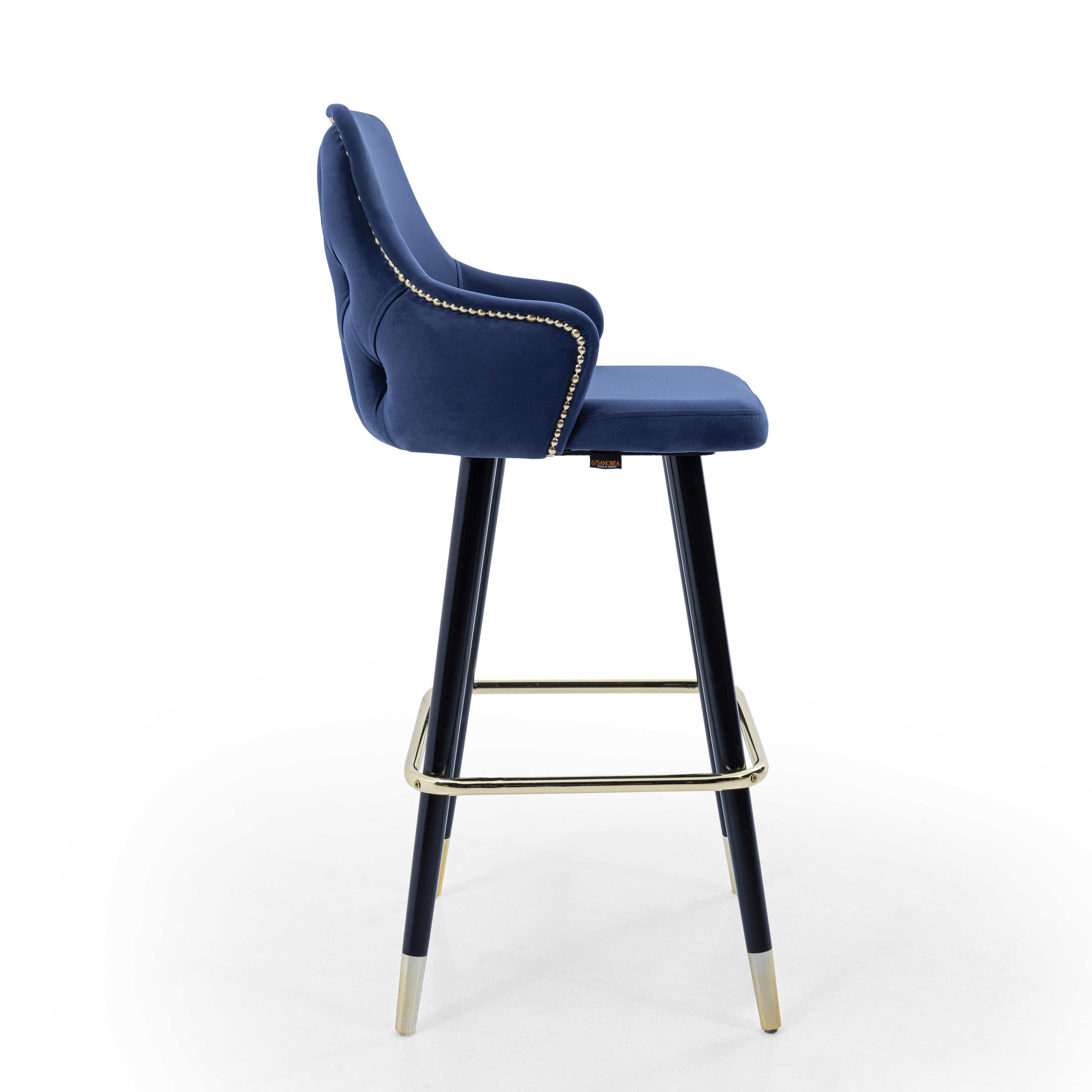Ares Quilted Bar Stool