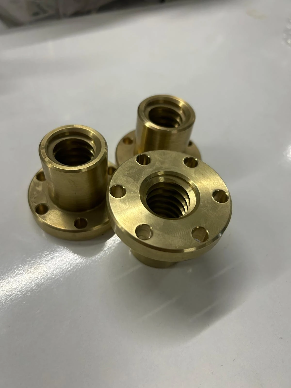 TR 16x3 Sol FPS (Flanşlı Pirinç Somun)