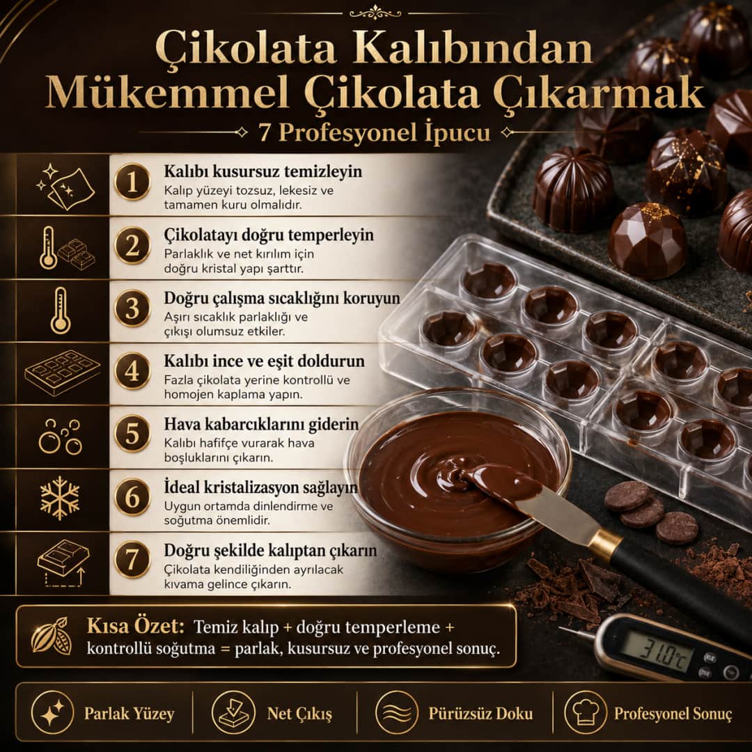 Çikolata Kalıbı Kullanımı