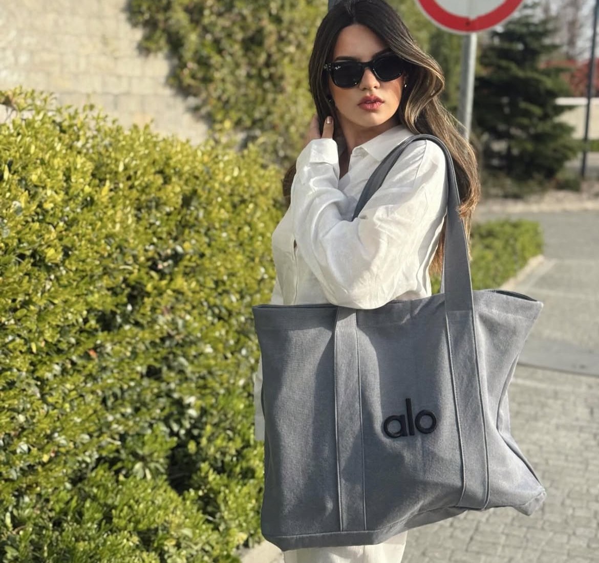 Marka Model Kanvas Pamuklu XL Shopper Gym Çanta