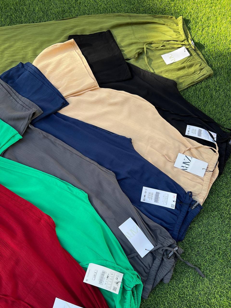 Zr Krinkle Bağcıklı Pantolon 