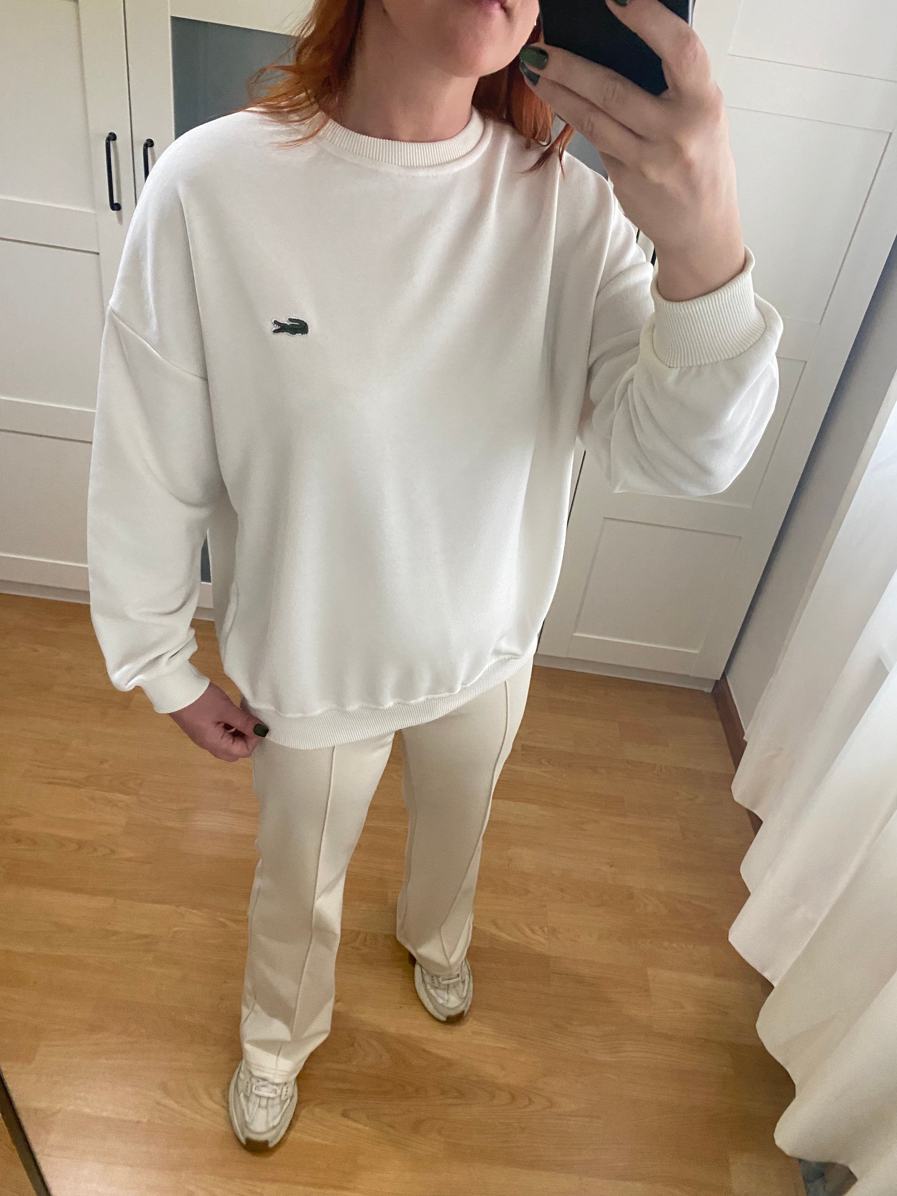 LCSTE Timsah Kabartma Logo Şardonsuz Sweat