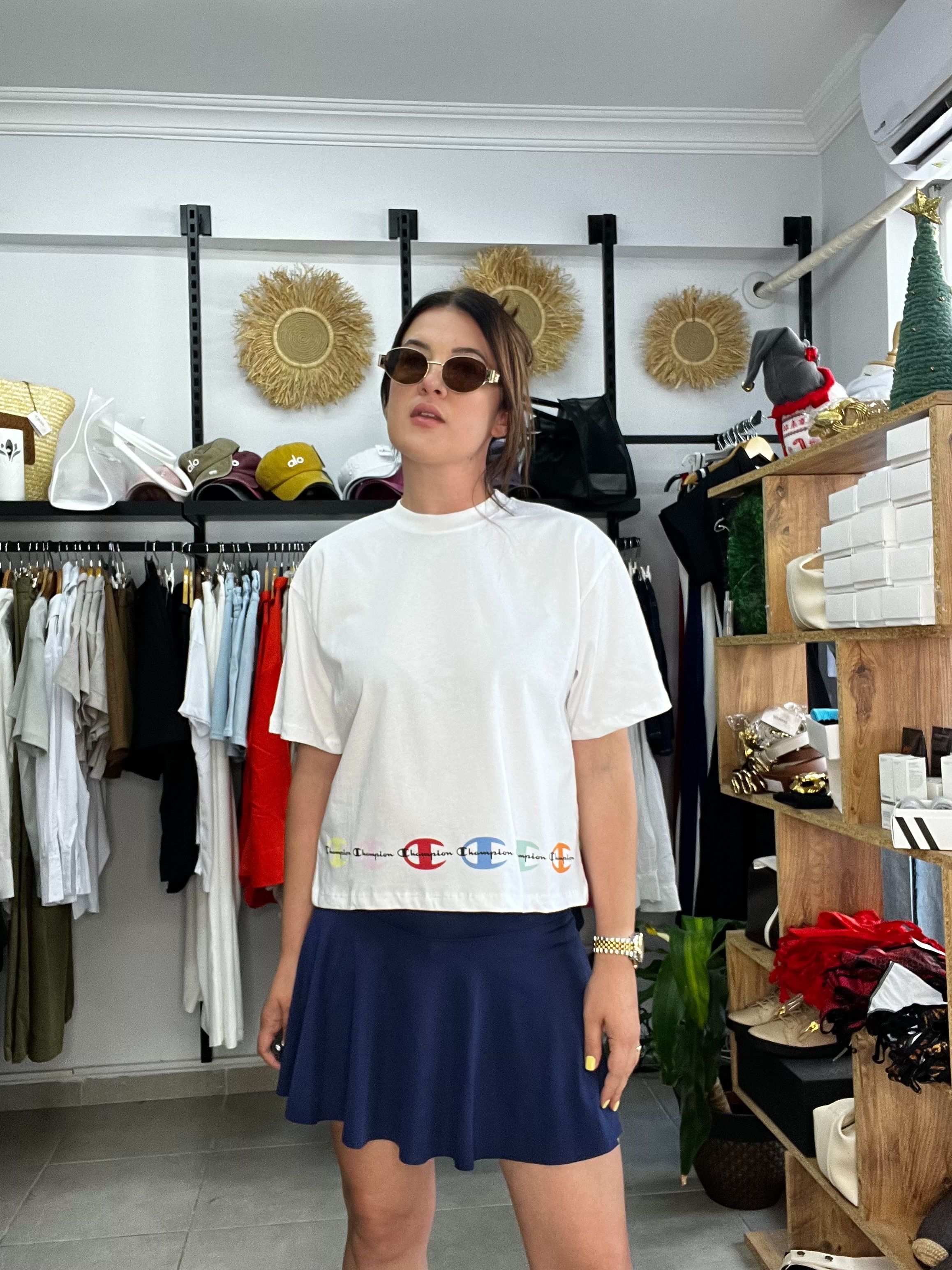 Champ Bel Baskılı Tshirt 
