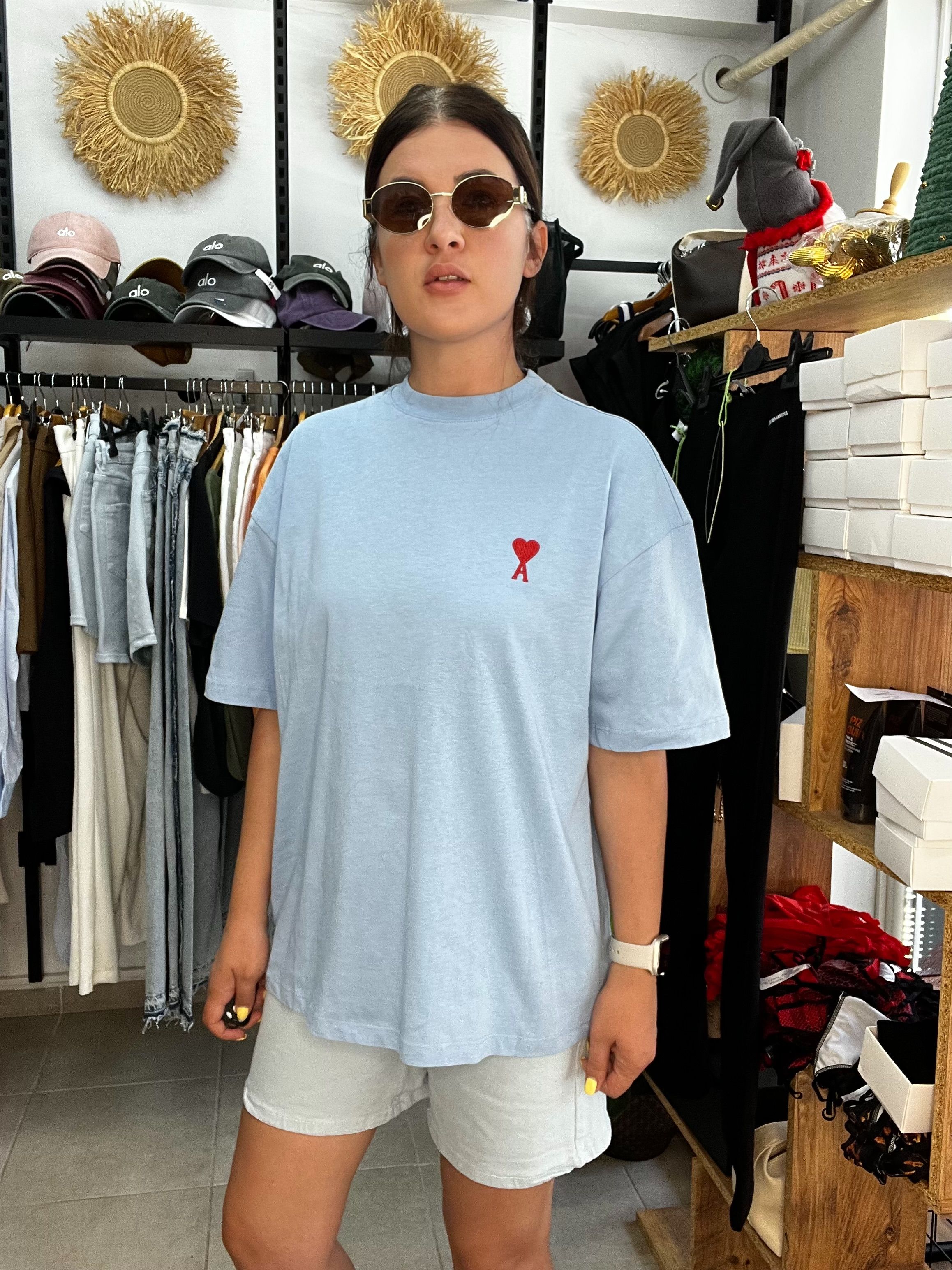 Marka Model Kalp Logolu Tshirt 