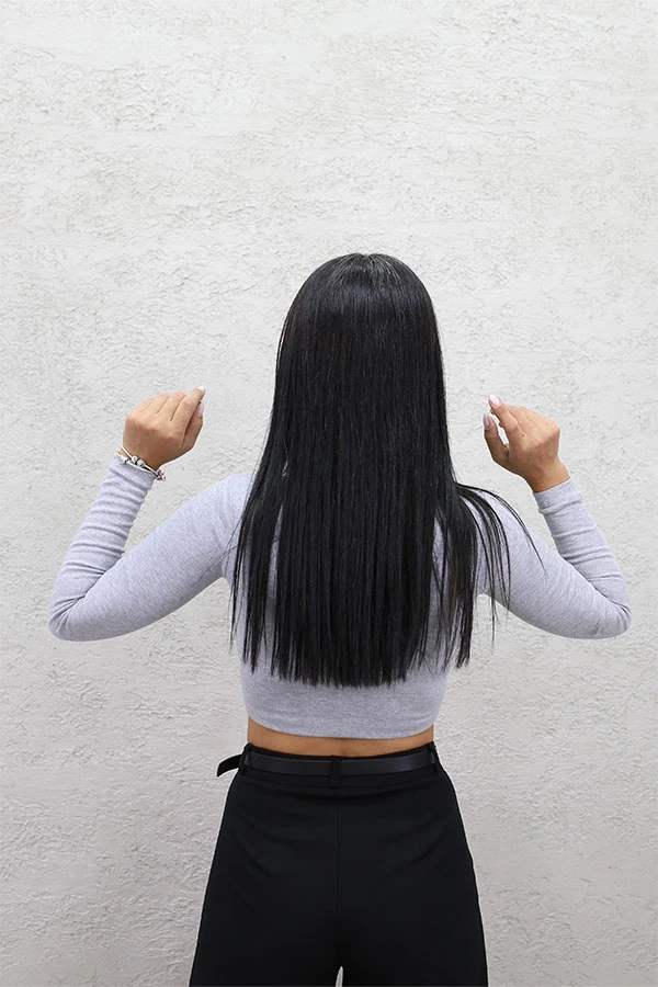 BİSİKLET YAKA CROP GRİ