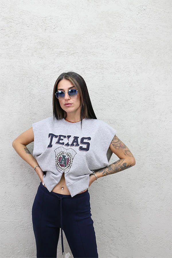 TEKSAS KOLSUZ SWEAT 