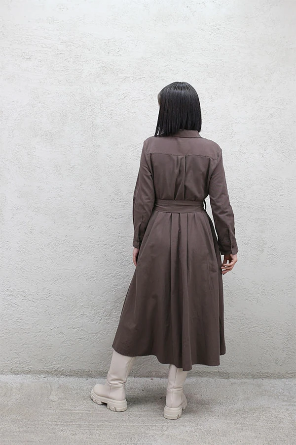 BEL KEMERLİ ELBİSE