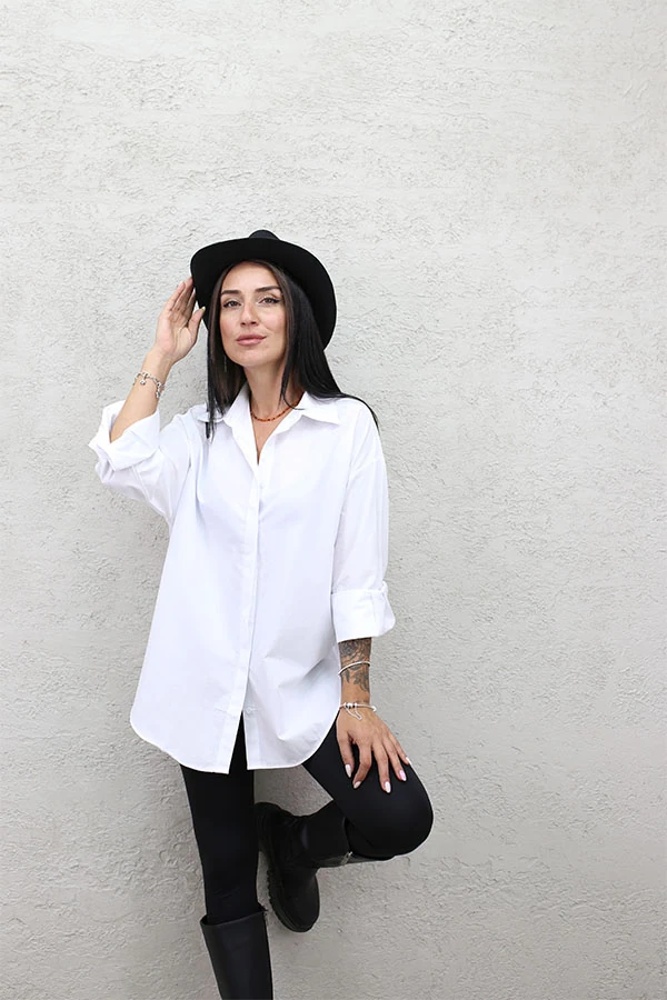 OVERSIZE POPLİN GÖMLEK