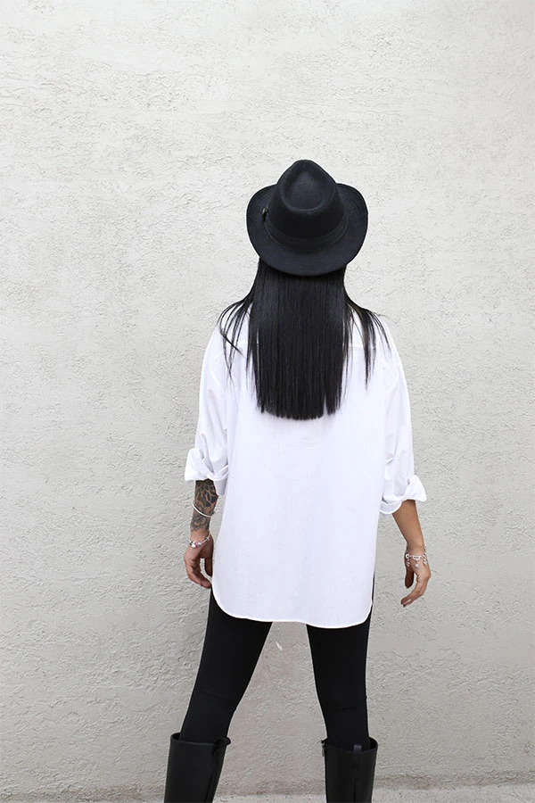 OVERSIZE POPLİN GÖMLEK